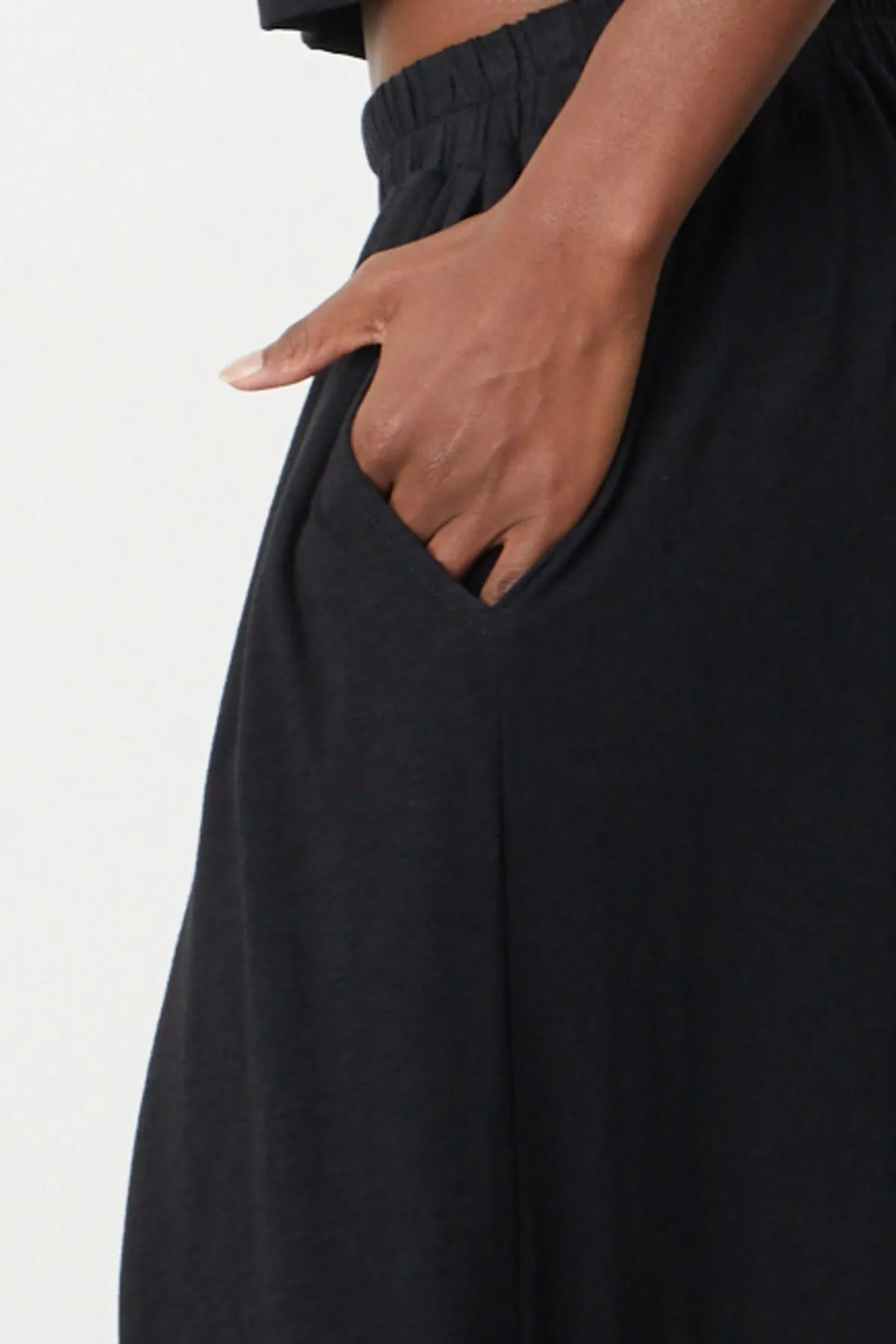 GWEN COTTON SLUB MAXI SKIRT