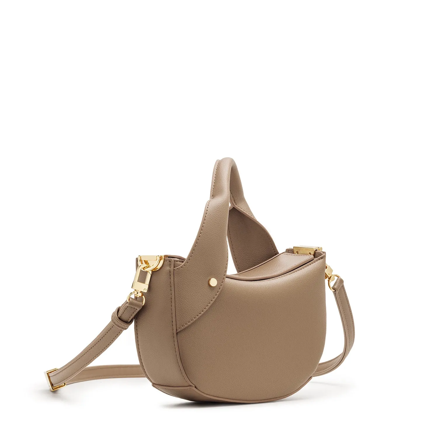 Hala Moon Bag - Light Mocha