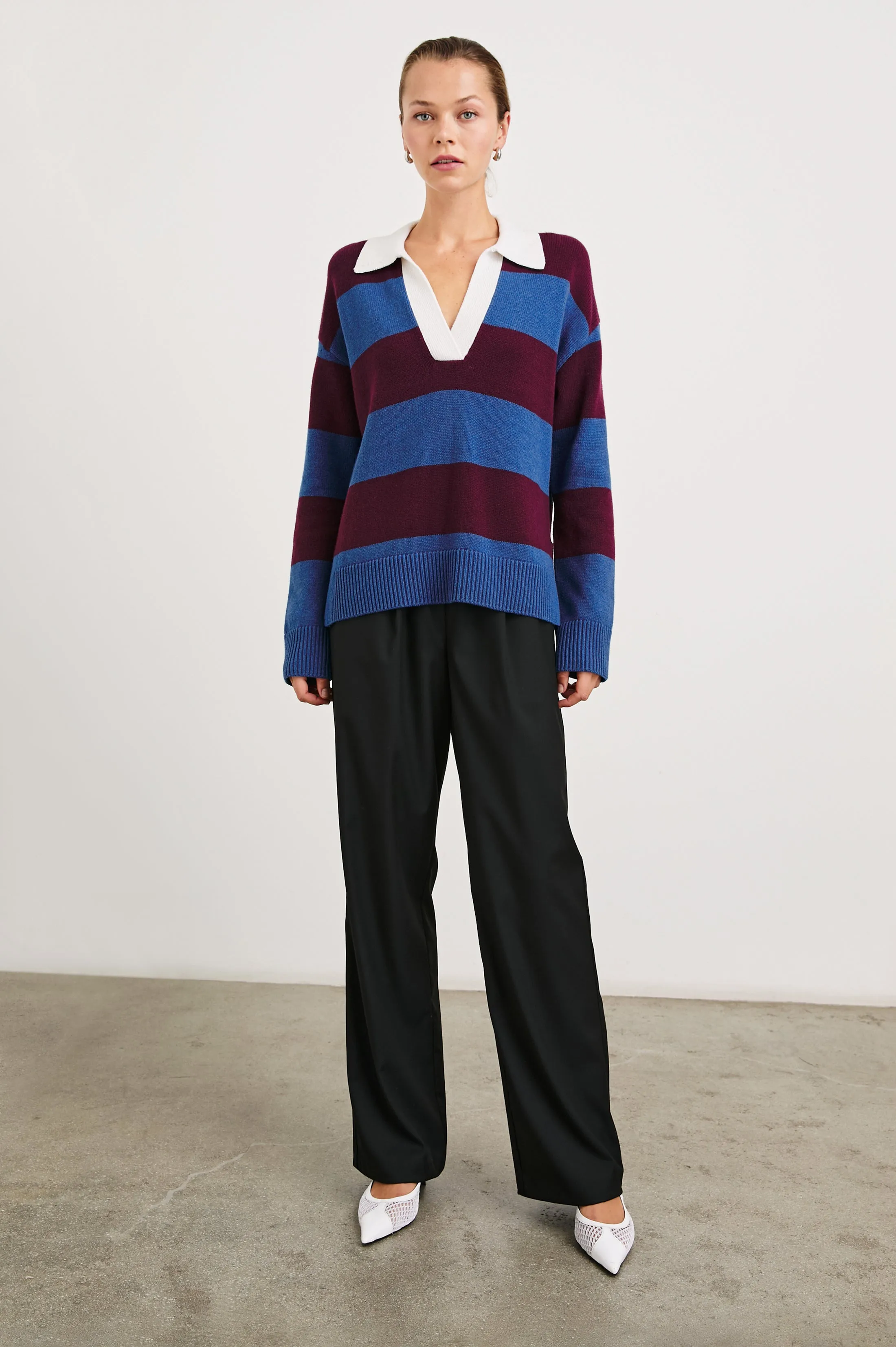 HARRIS SWEATER - RUGBY STRIPE