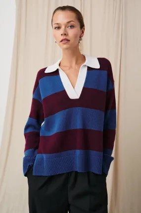 HARRIS SWEATER - RUGBY STRIPE