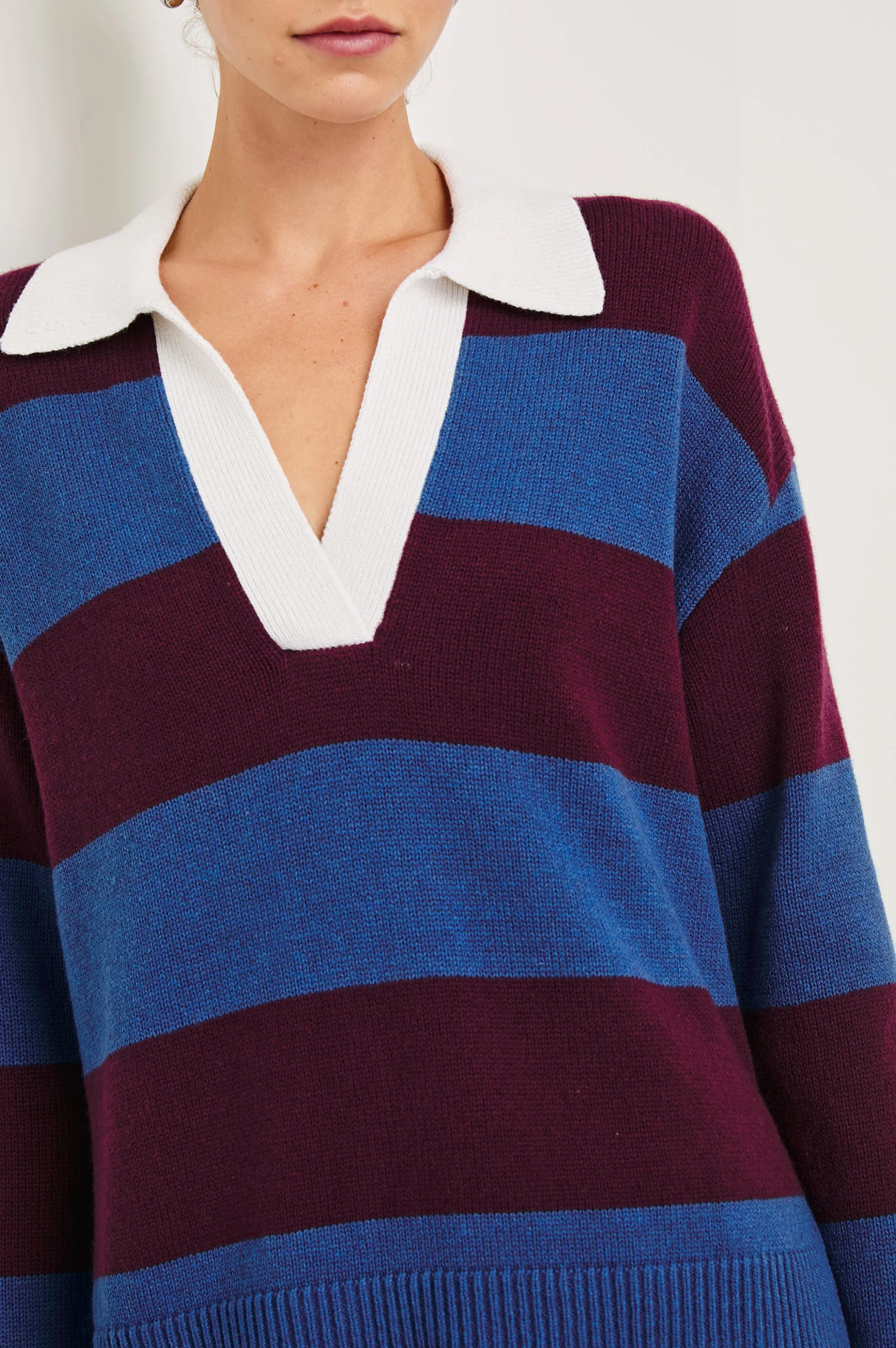 HARRIS SWEATER - RUGBY STRIPE