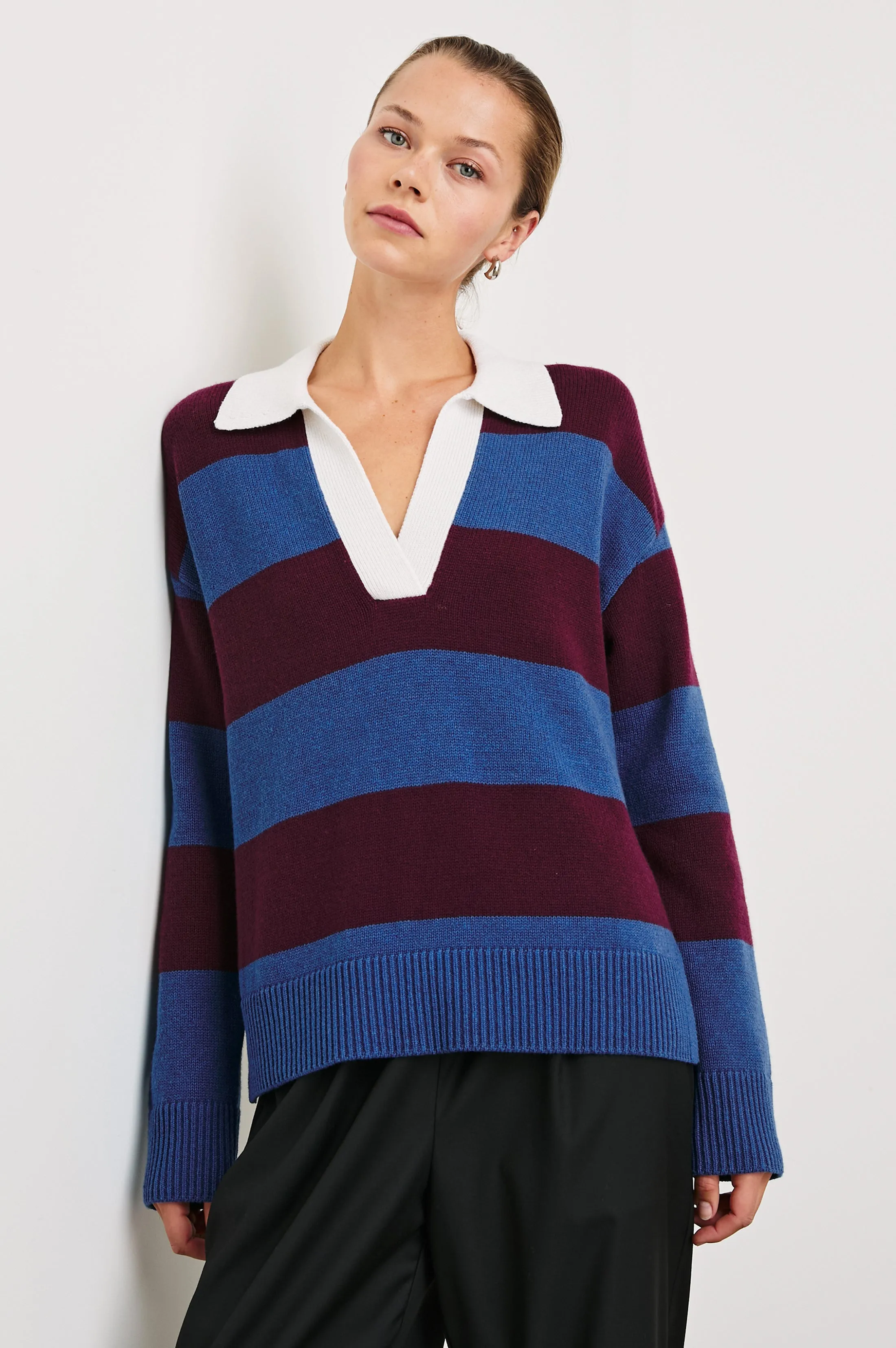 HARRIS SWEATER - RUGBY STRIPE