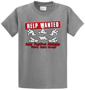 Help Wanted Printed Tee Shirt