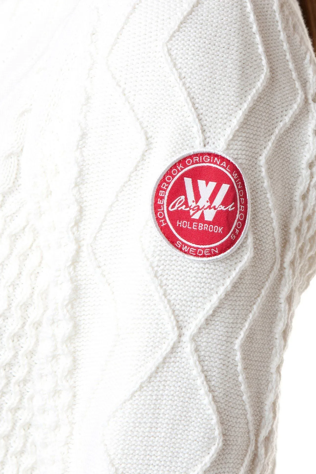 Holebrook Sweater Annika Off White WP 1/4 Zip