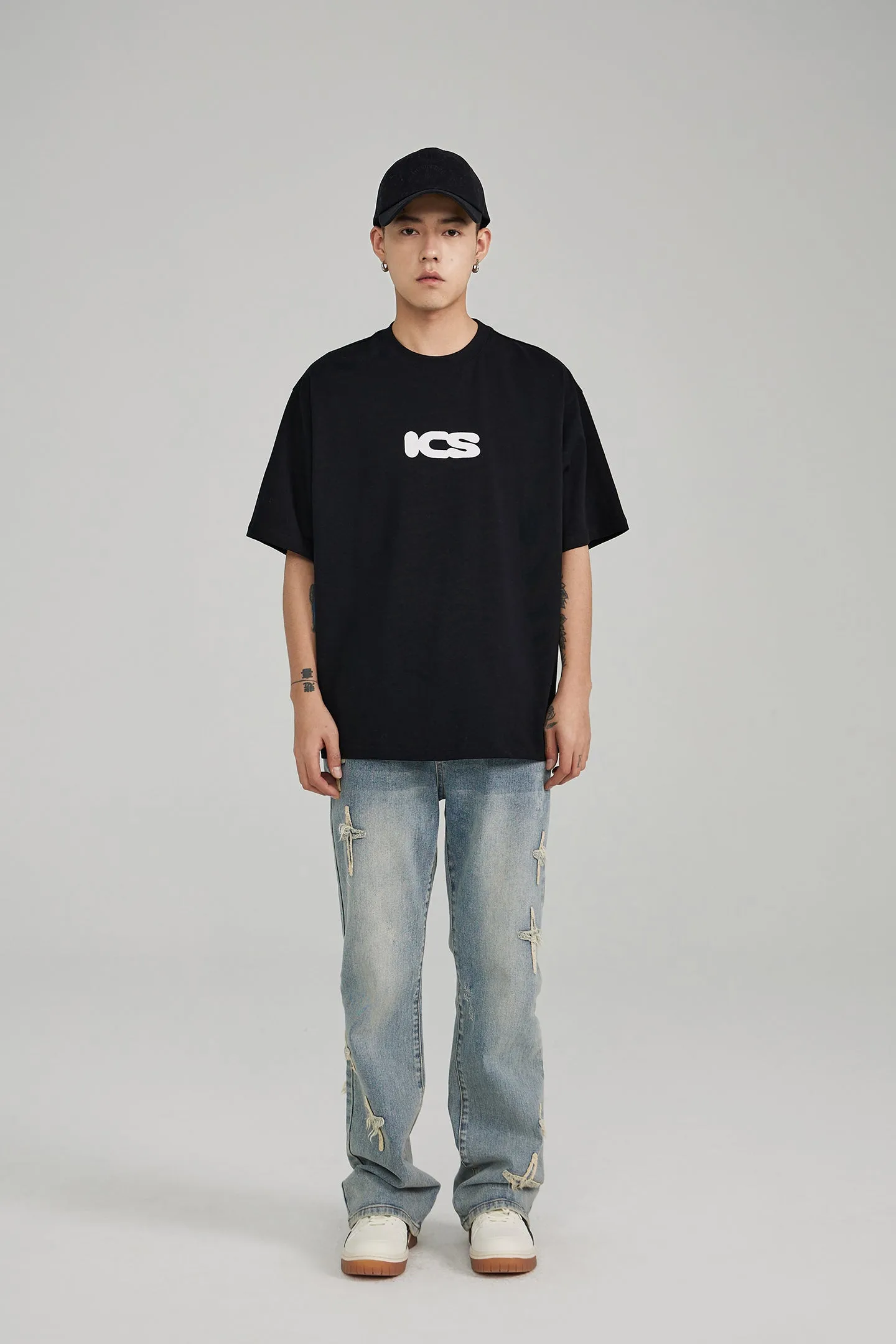 ICS Logo Print T-shirt