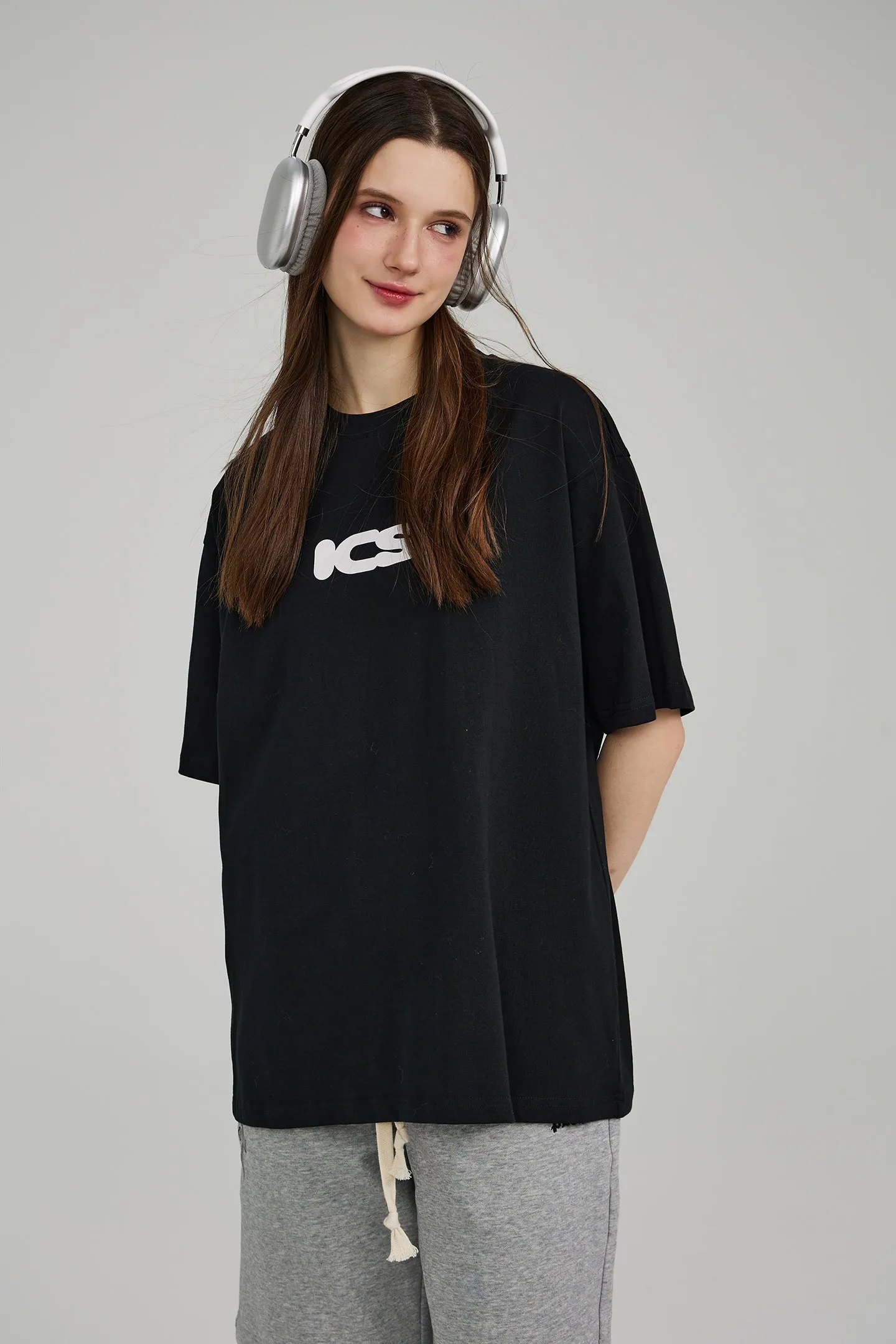 ICS Logo Print T-shirt