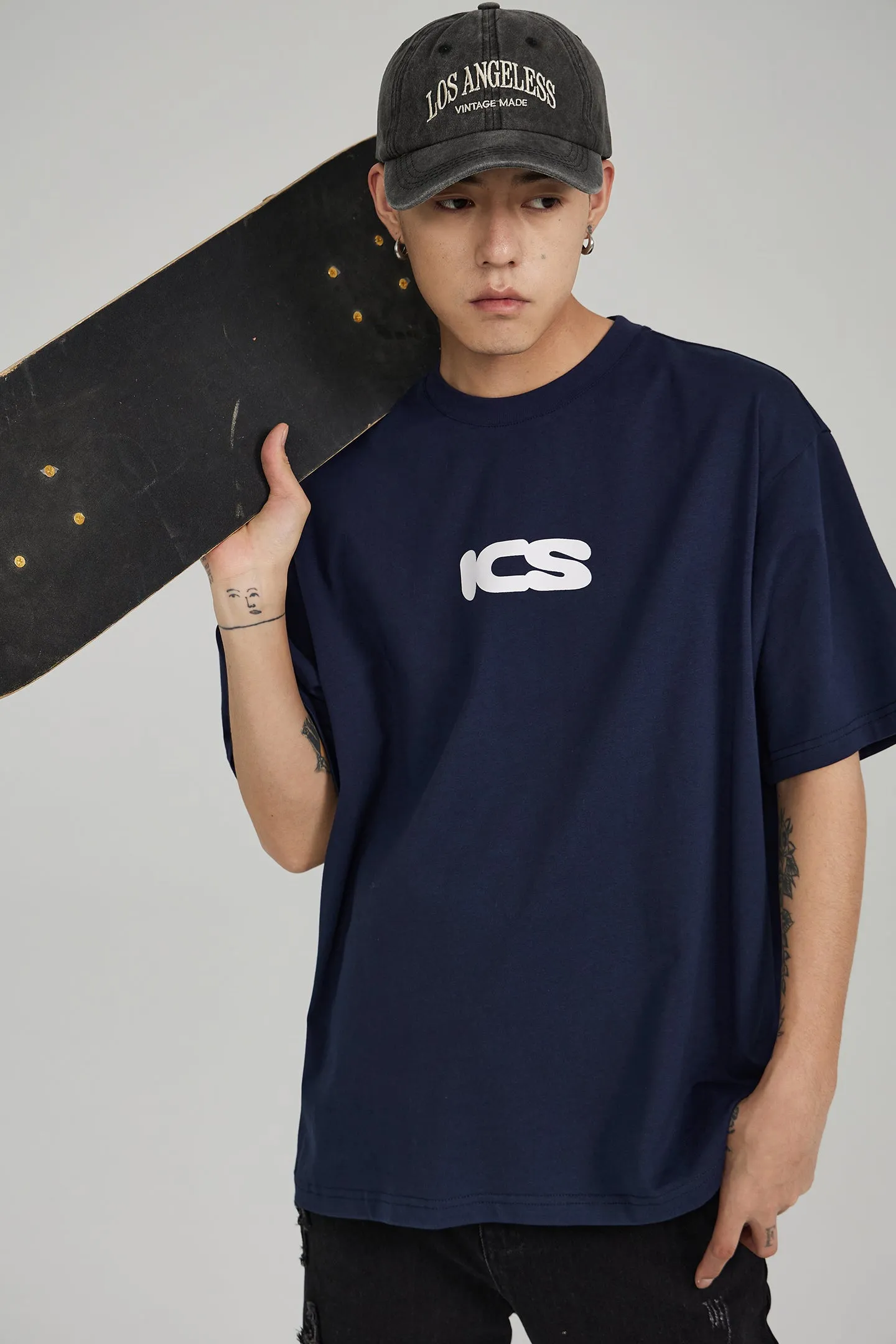 ICS Logo Print T-shirt