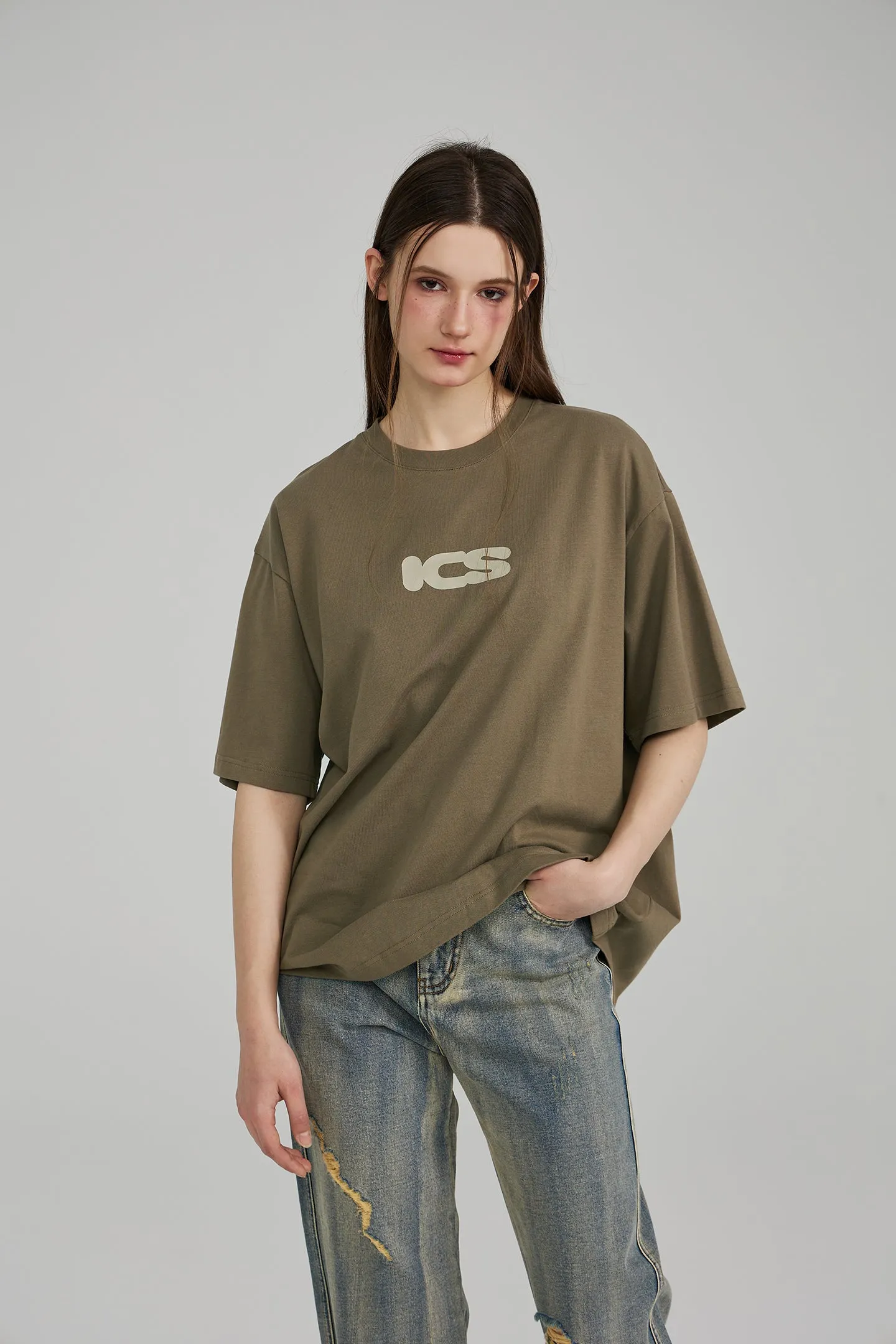 ICS Logo Print T-shirt