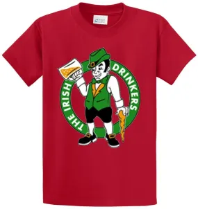 Irish Drinkers Printed Tee Shirt