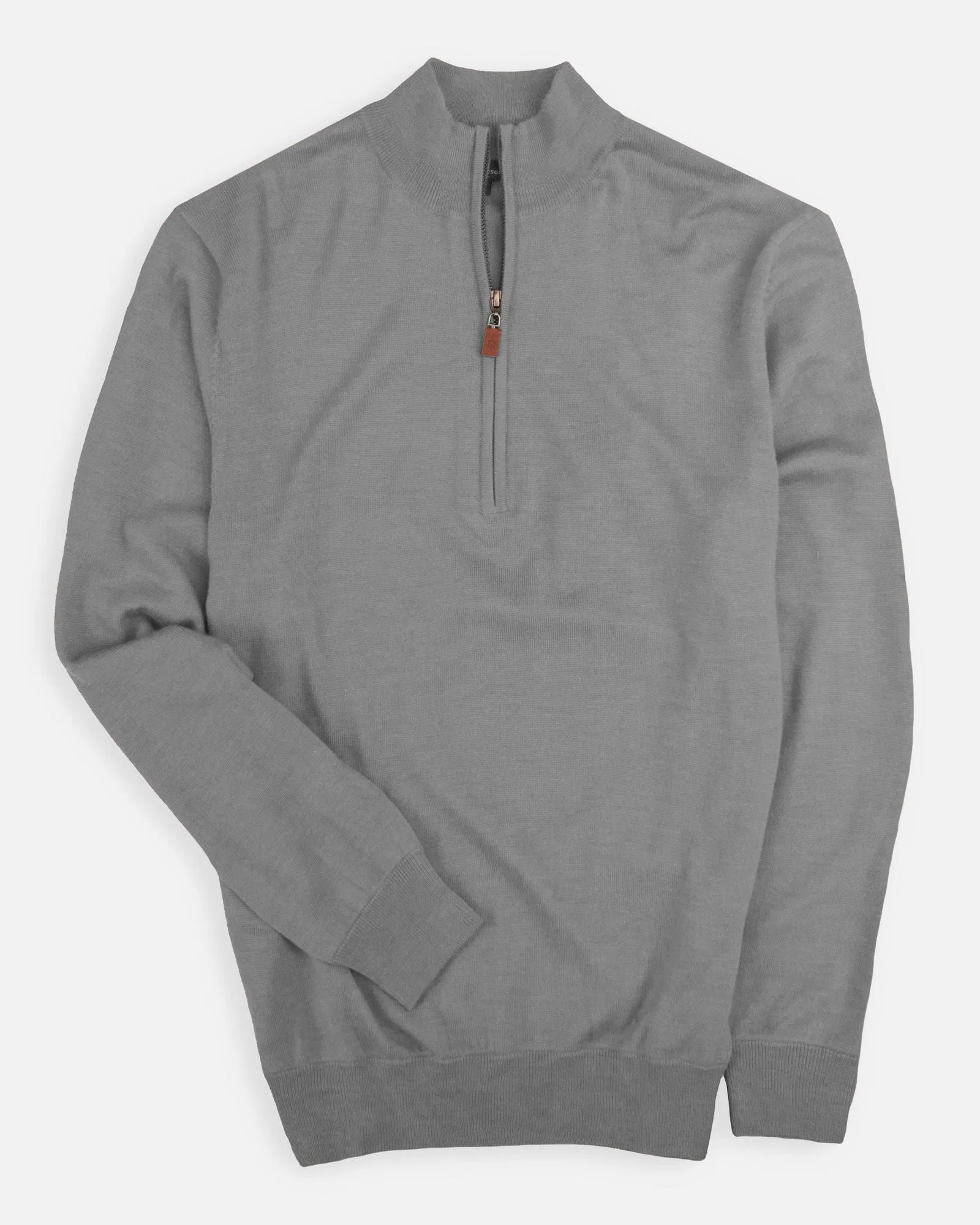 Italian Merino Quarter-Zip Sweater