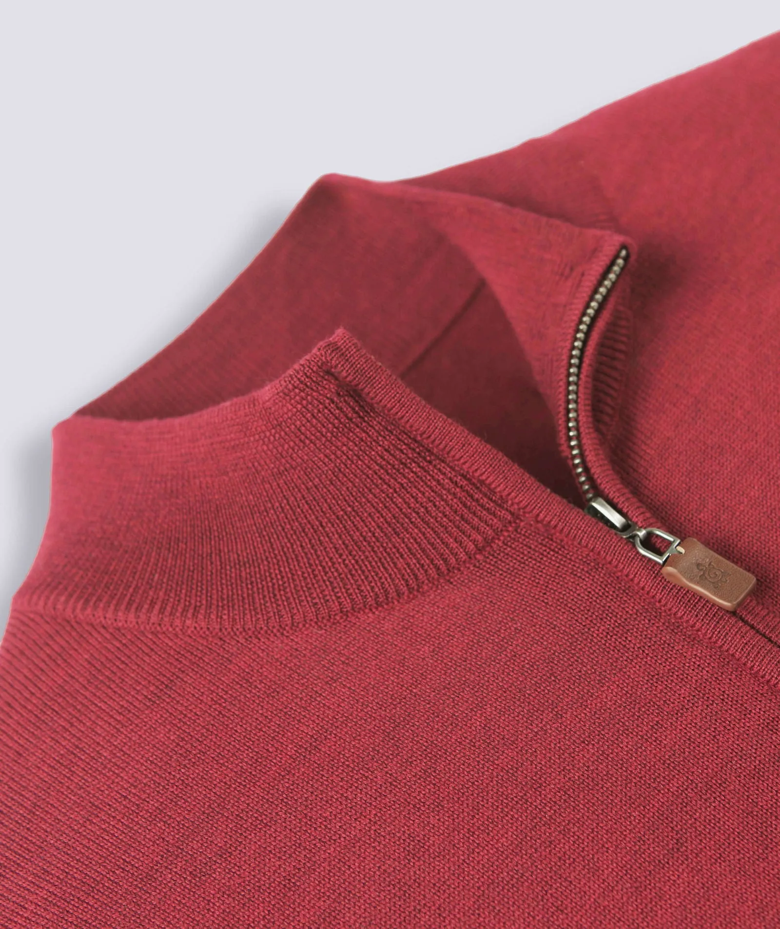 Italian Merino Quarter-Zip Sweater