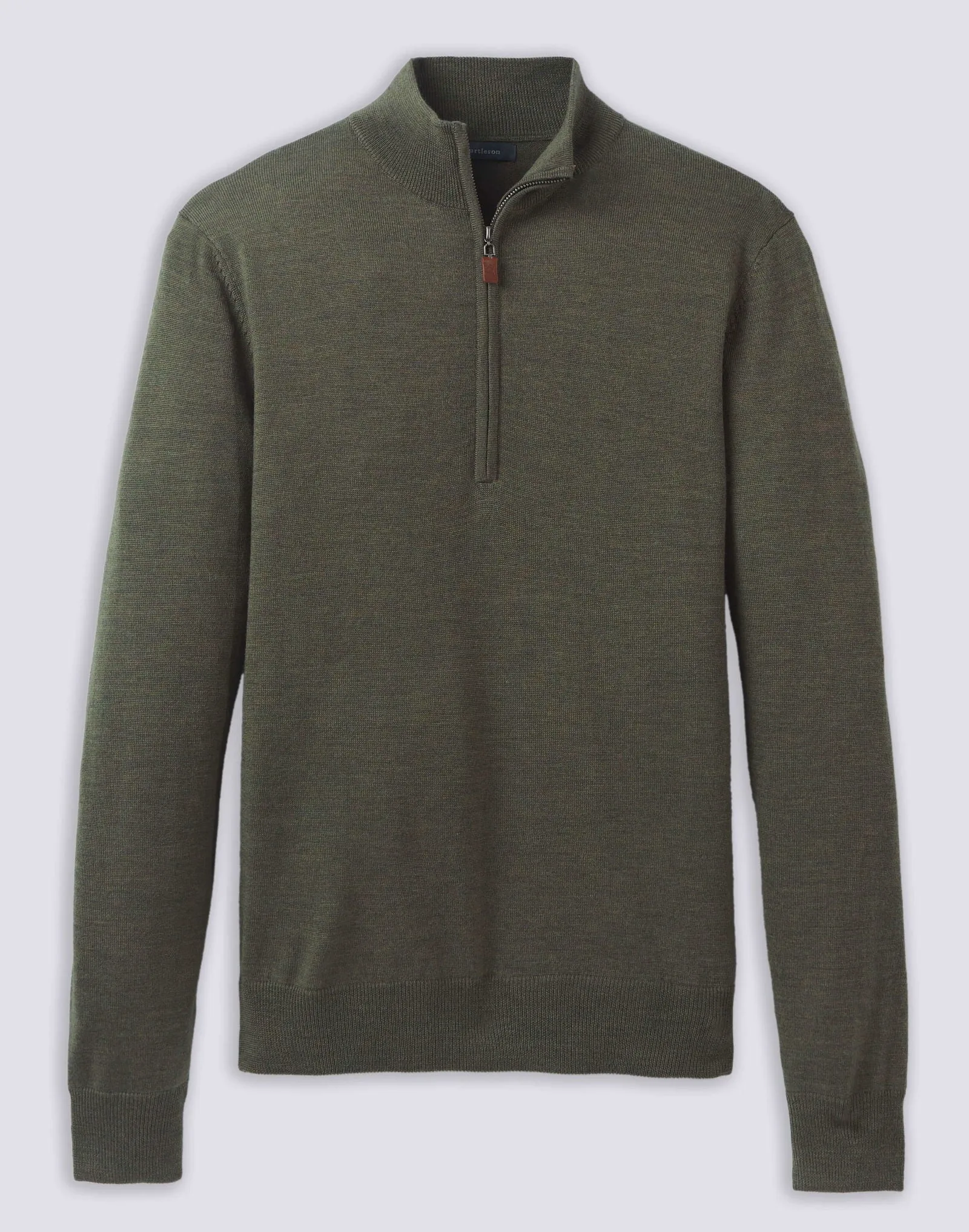 Italian Merino Quarter-Zip Sweater