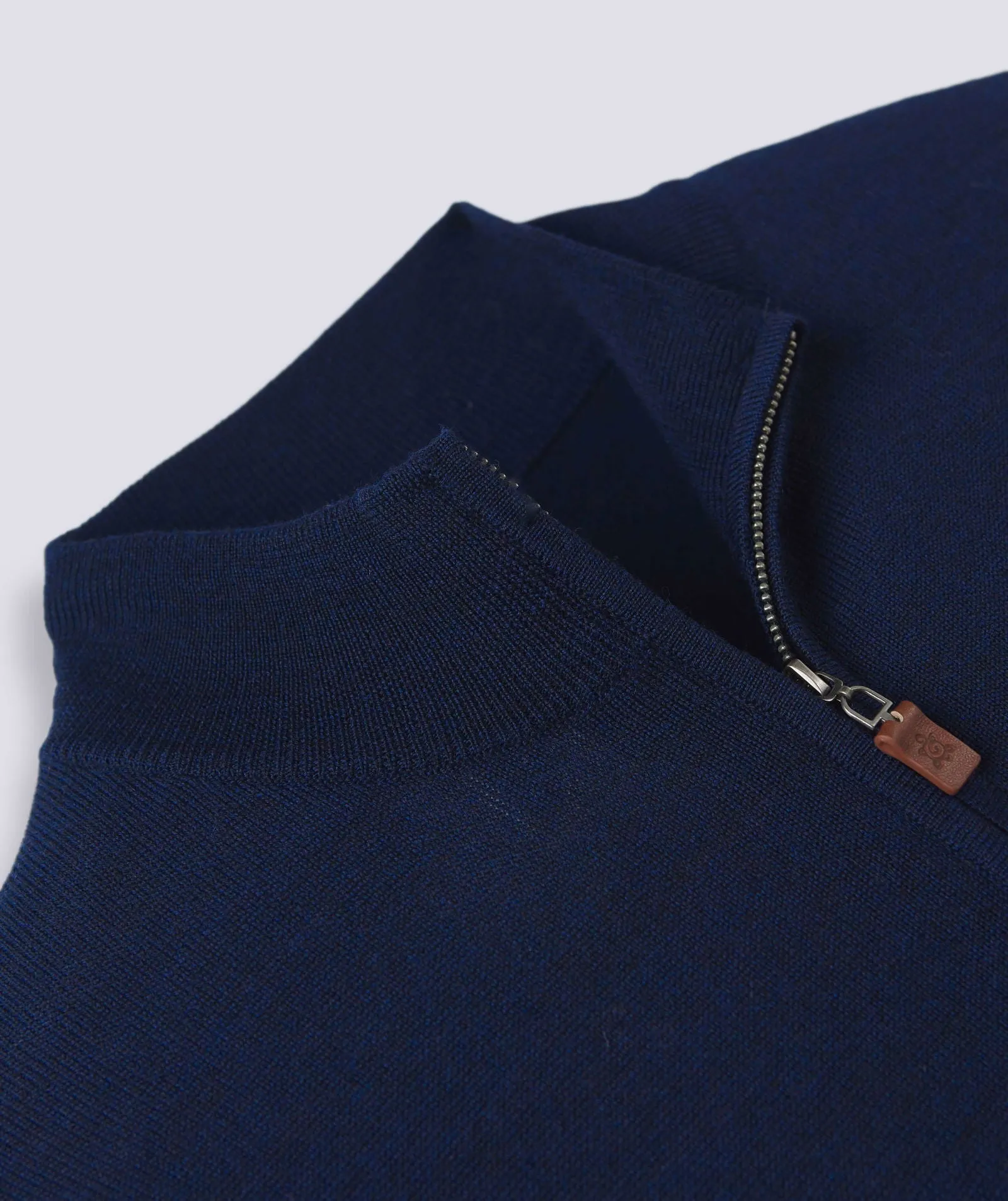 Italian Merino Quarter-Zip Sweater