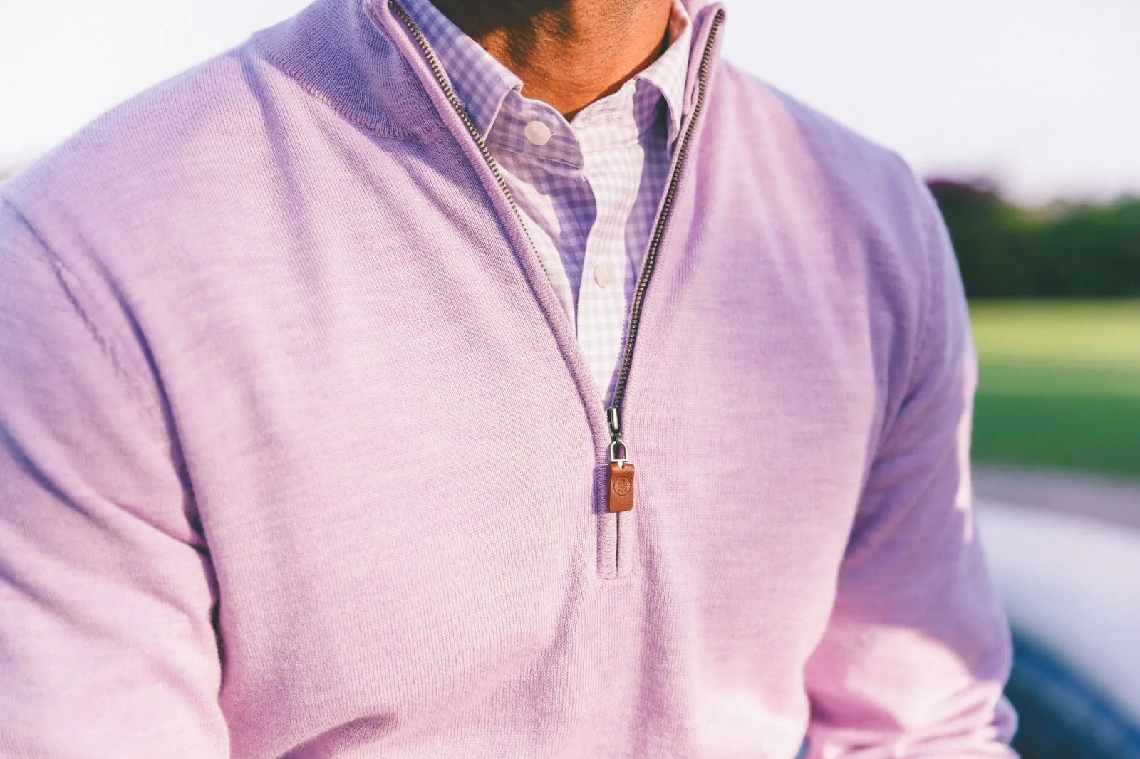 Italian Merino Quarter-Zip Sweater