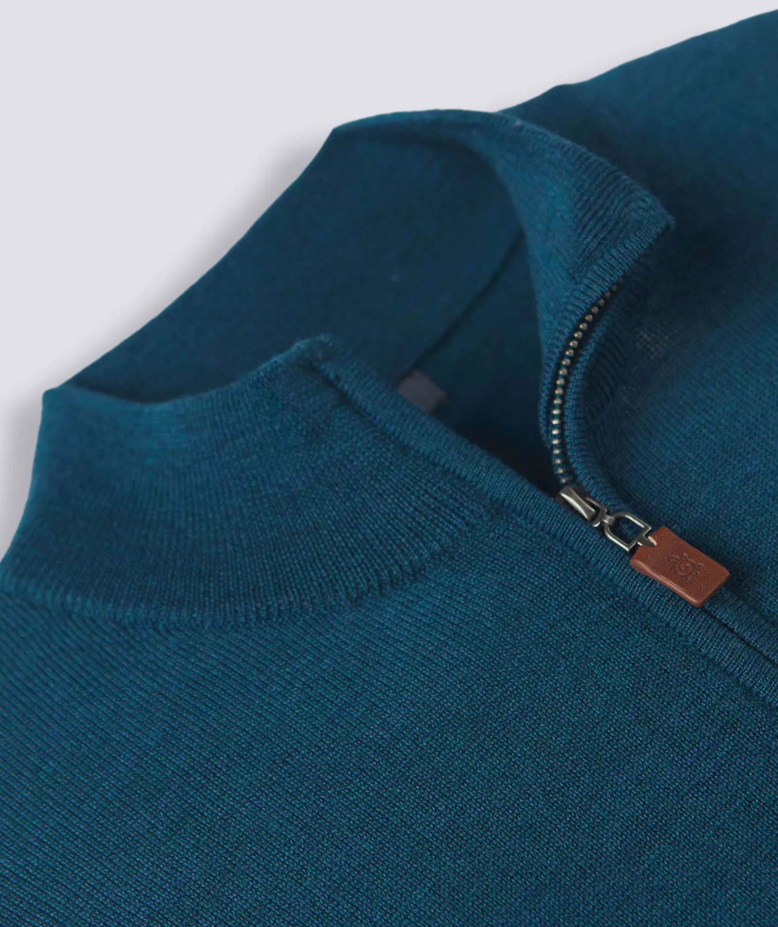 Italian Merino Quarter-Zip Sweater