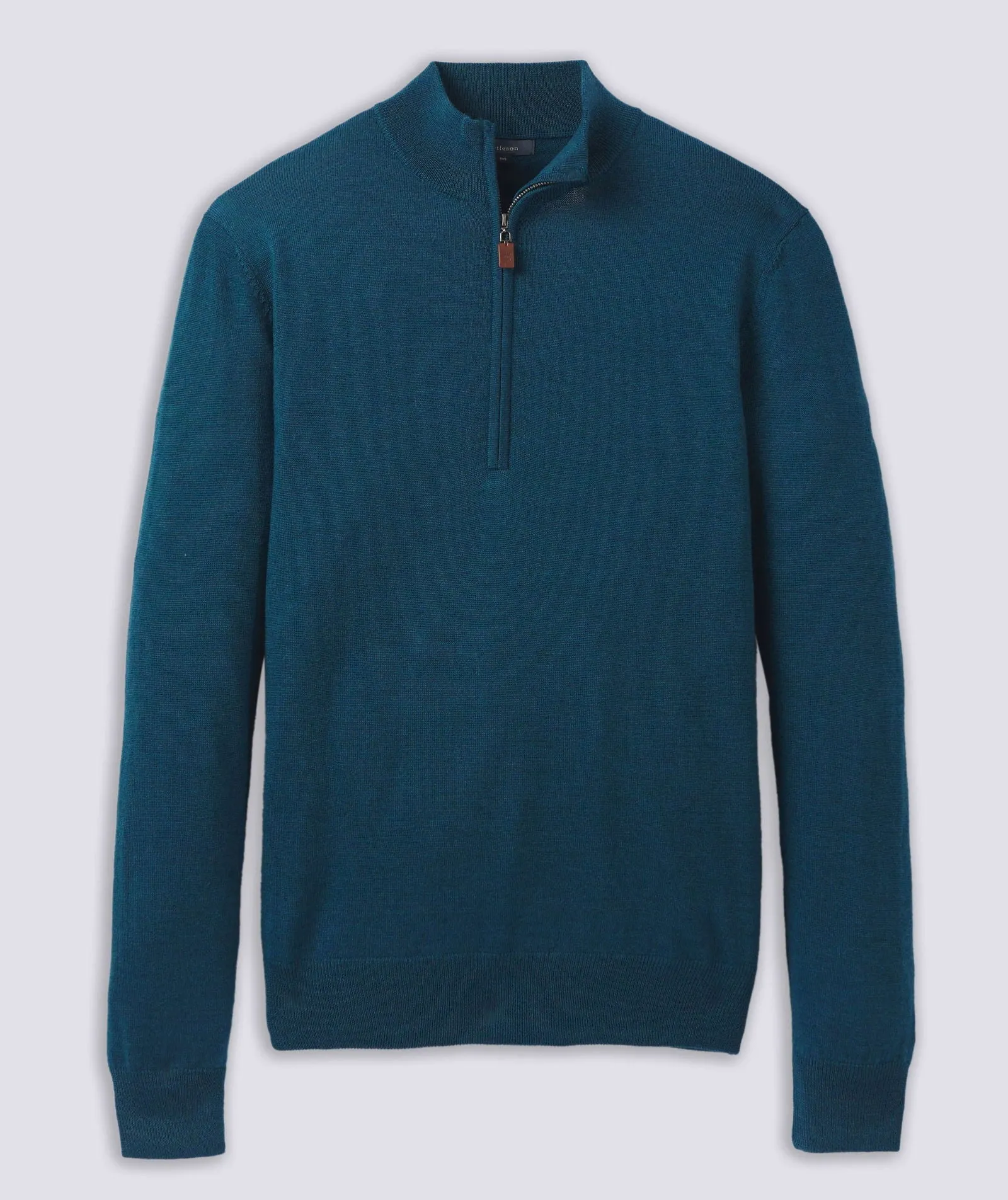 Italian Merino Quarter-Zip Sweater