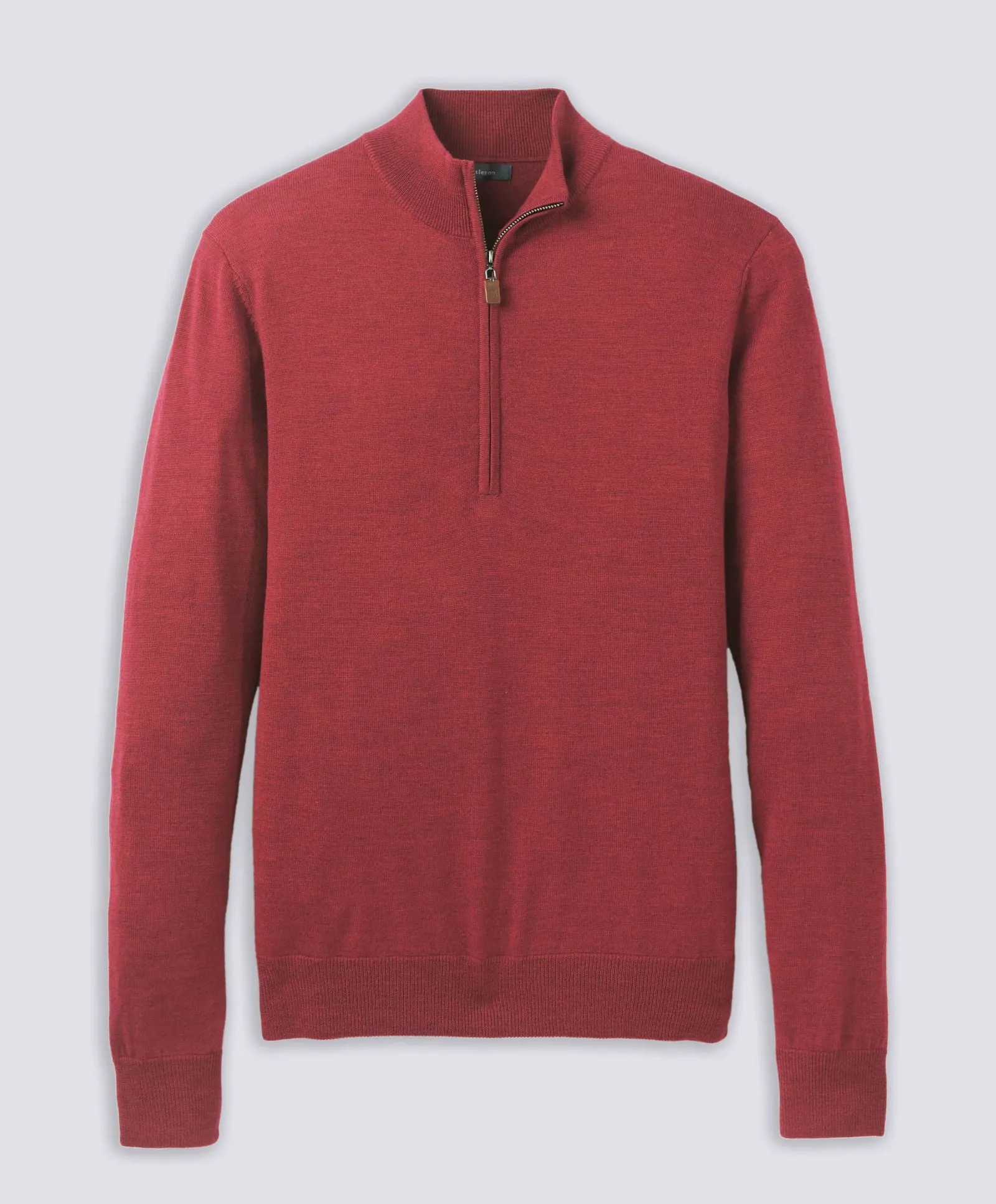 Italian Merino Quarter-Zip Sweater