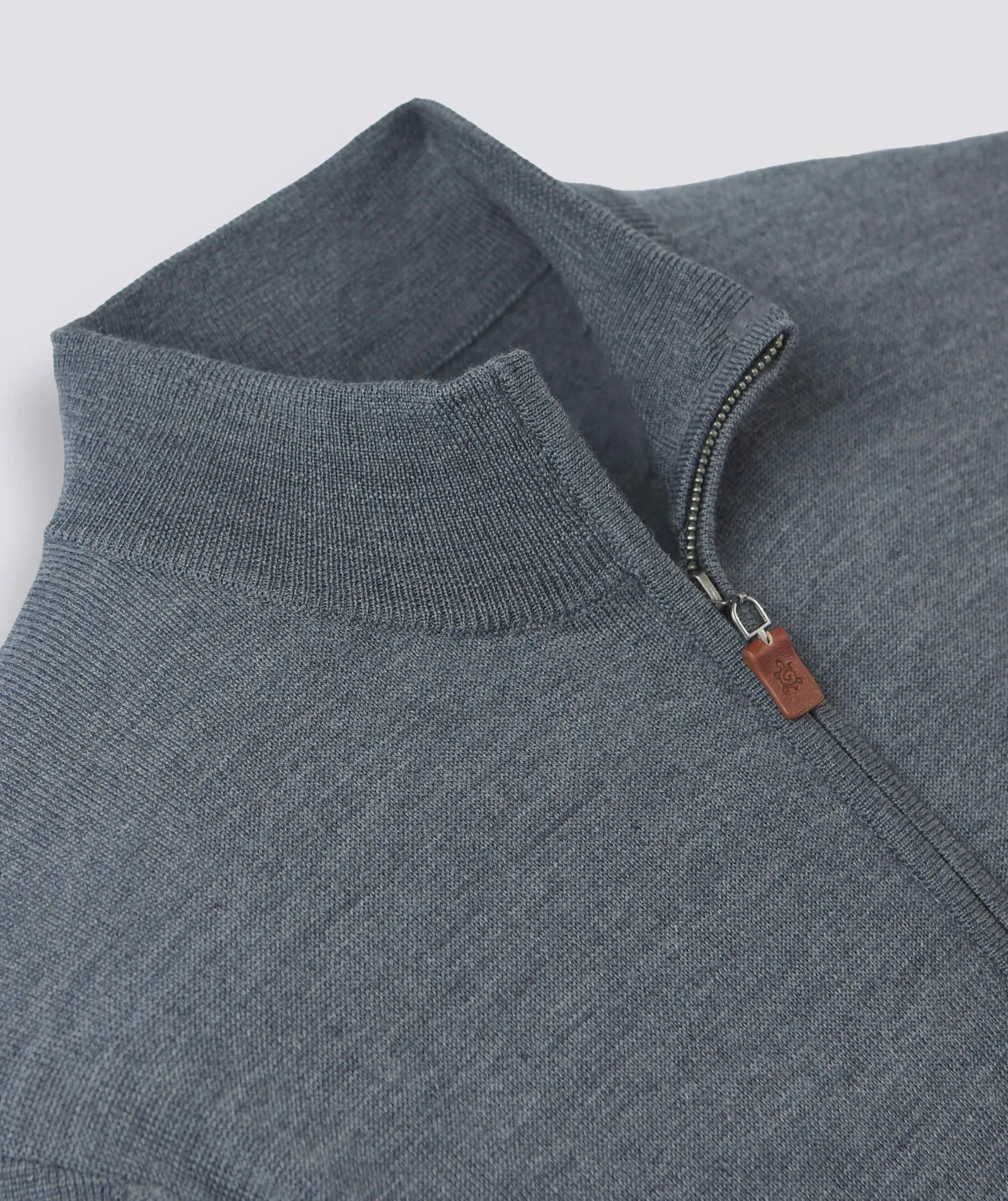 Italian Merino Quarter-Zip Sweater