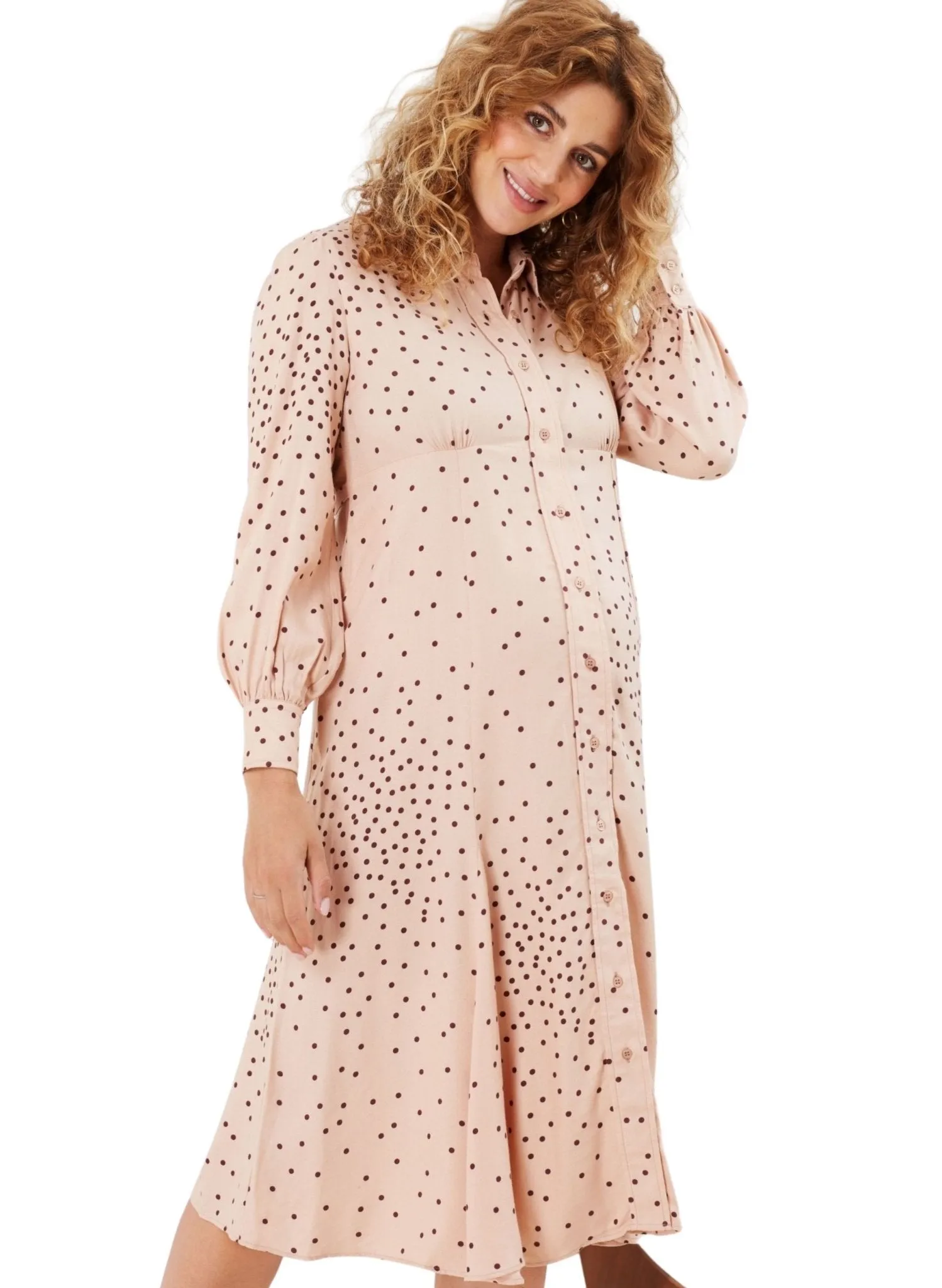 Juniper Maternity Shirt Dress