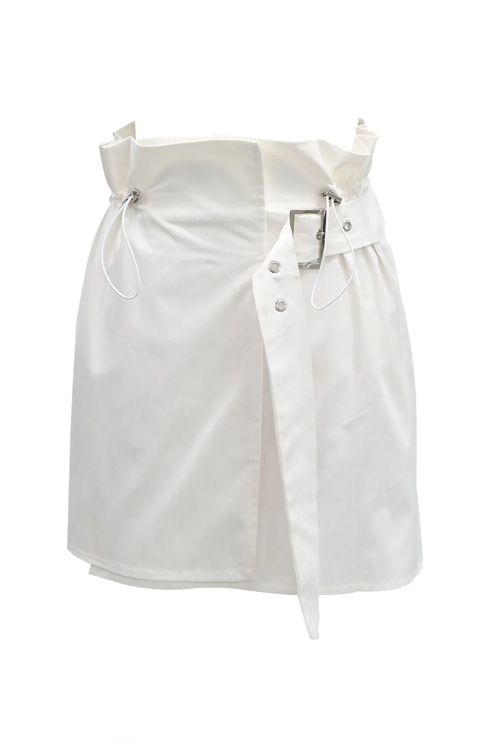 Kaylee Paperbag Waist Belted Skirt