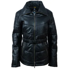 KDFX Women's Puffer Coat - Black