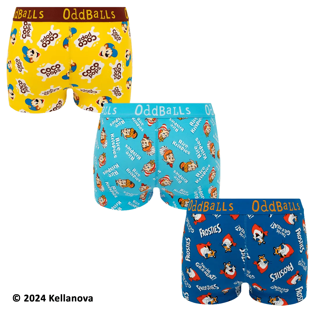 Kelloggs Variety - Ladies Boxers 3 Pack Bundle