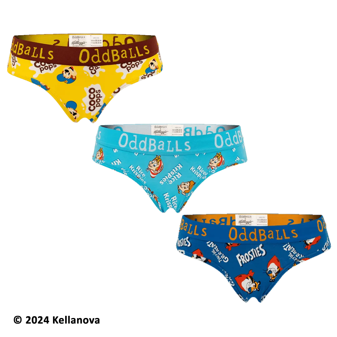 Kelloggs Variety - Ladies Briefs 3 Pack Bundle