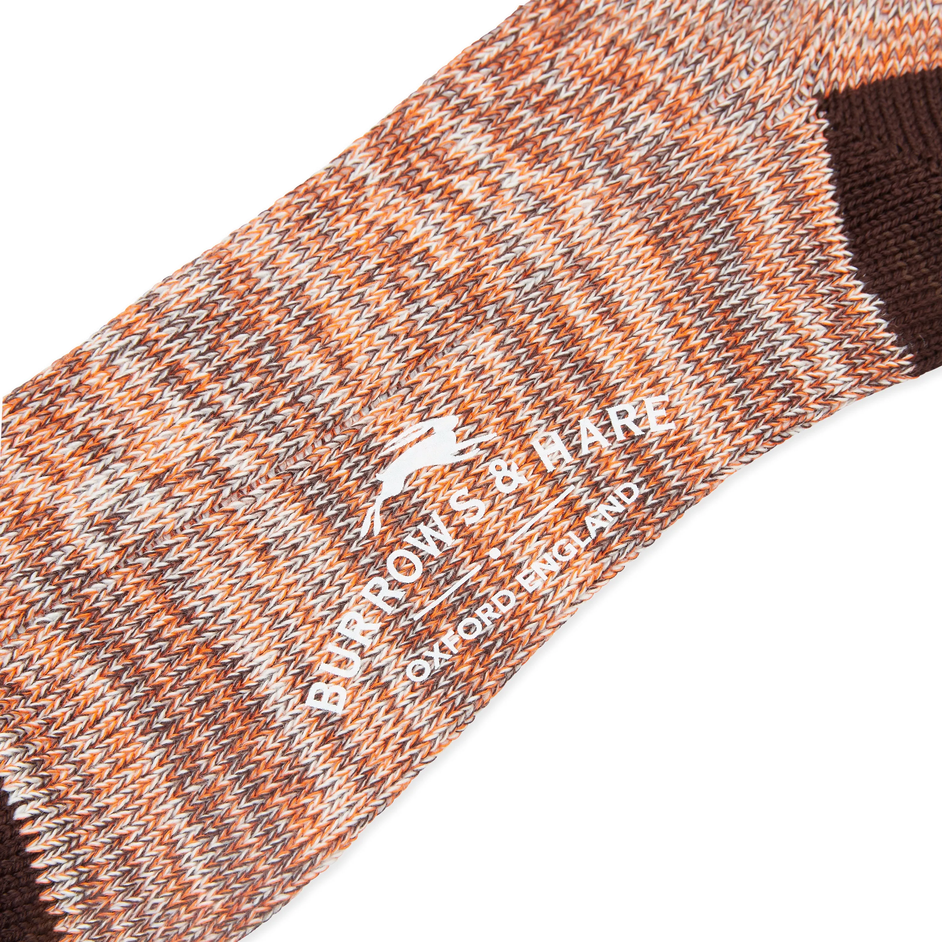 Knitted Socks - Brown