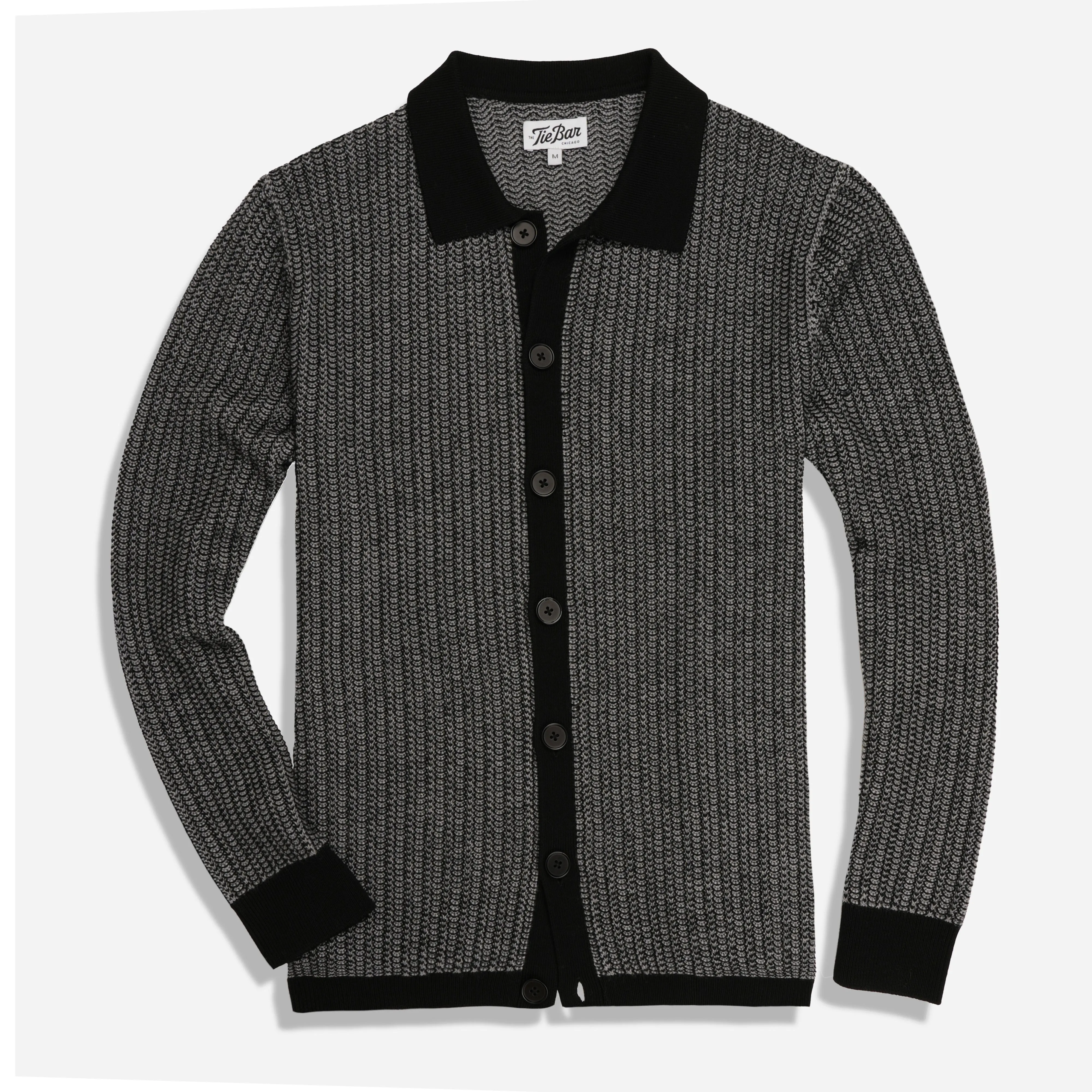 Lakeside Merino Charcoal Polo