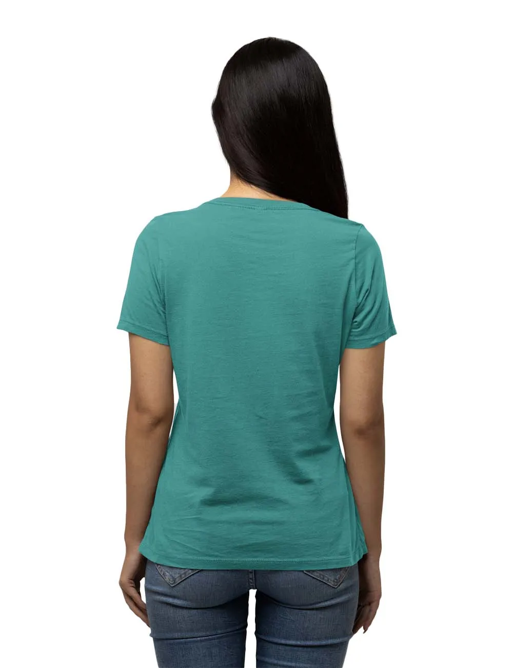 LIFE IS A JOURNEY -  PRINTED TSHIRT - TEAL