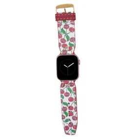 Limited Edition - Luxe Maraschino Cherries Skinny Sivella Watchband