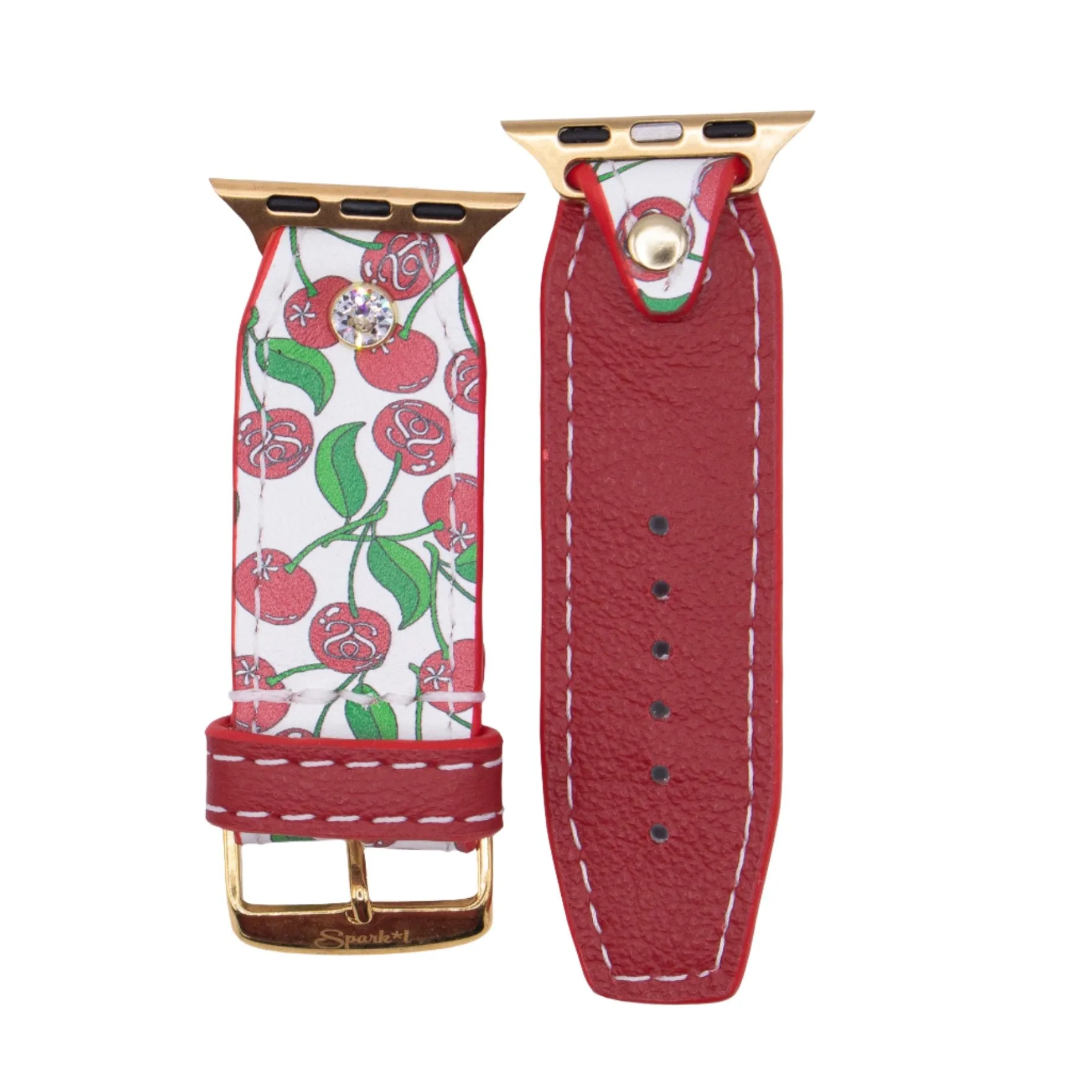 Limited Edition - Luxe Maraschino Cherries Skinny Sivella Watchband