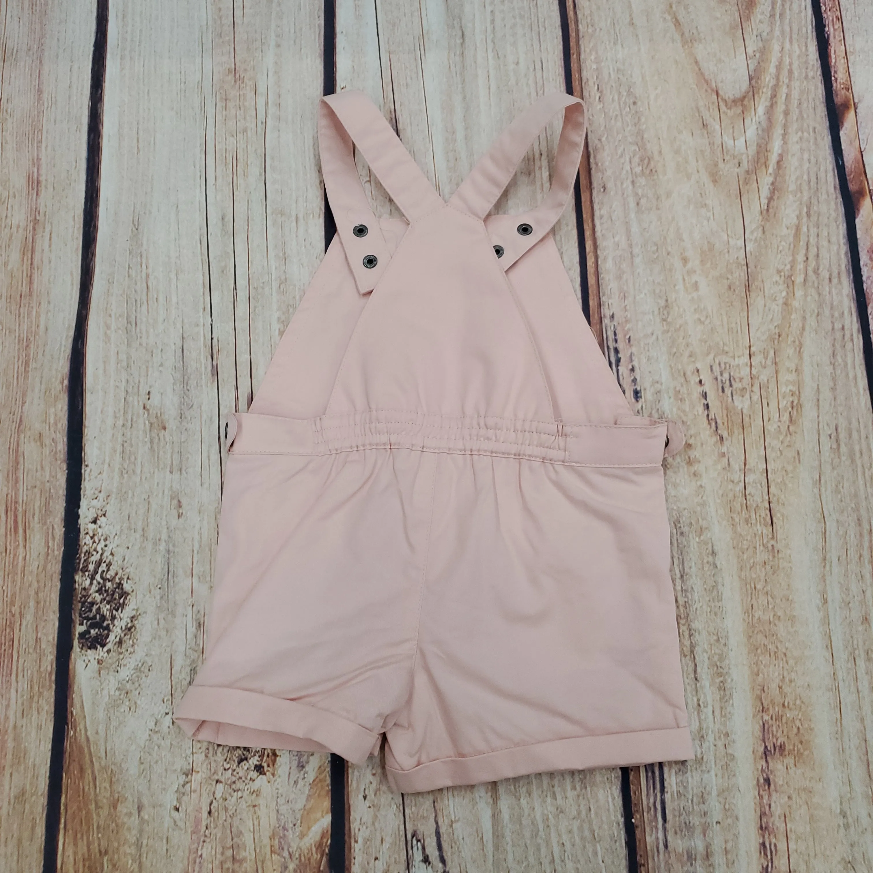 Little Me Pink Bib Short Set