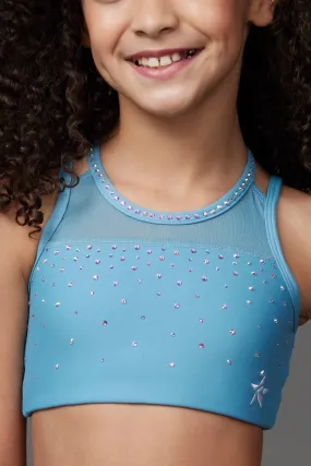 Liza Sports Bra in Arctic Blue