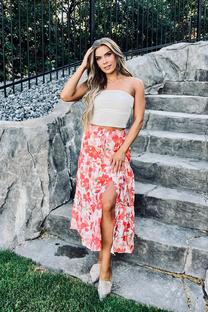 Maui Floral Boho Skirt