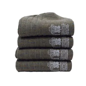 Men's 4-Pair Tenby Ribbed Merino Wool Socks