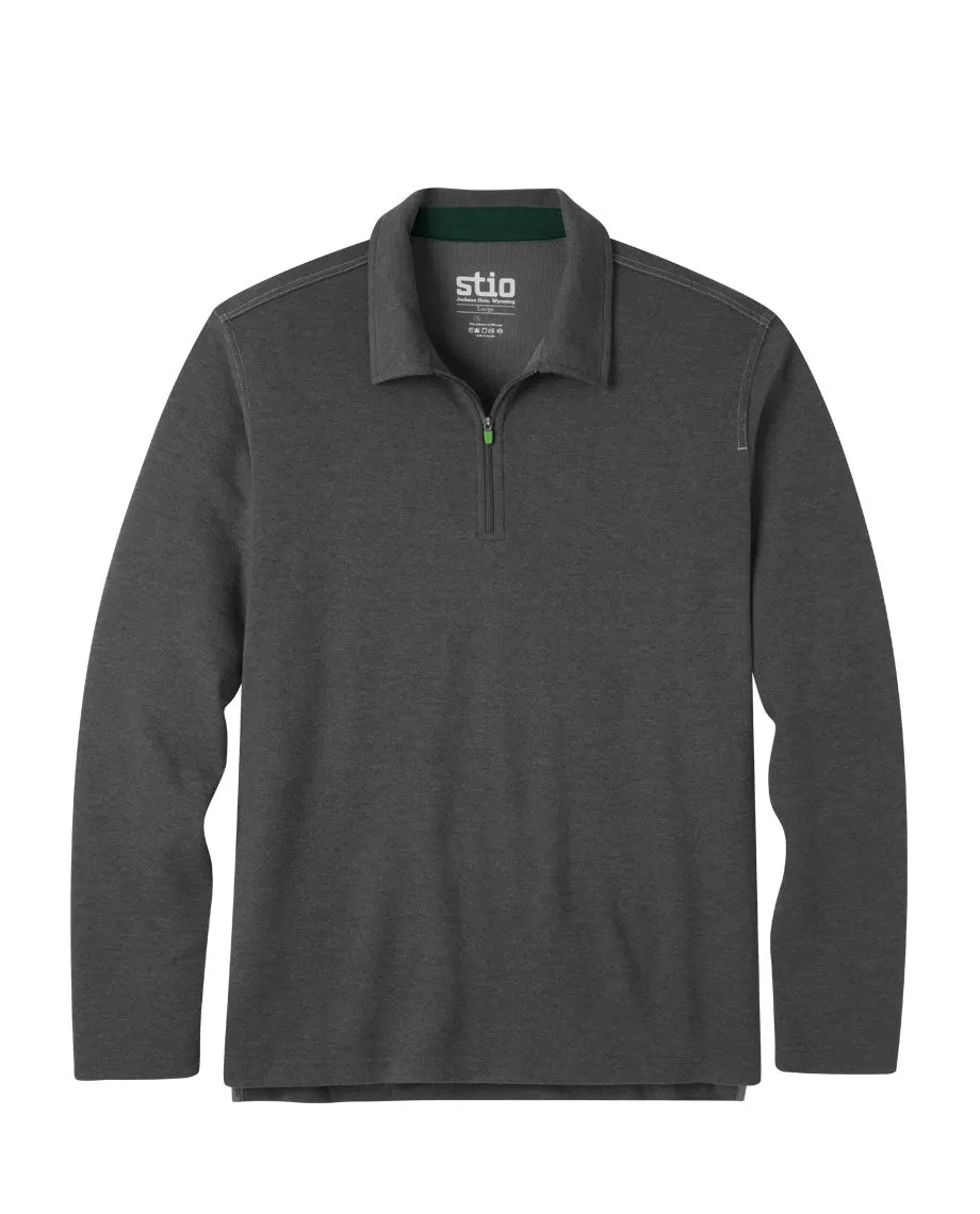 Men's Basis Power Dry® Zip Polo