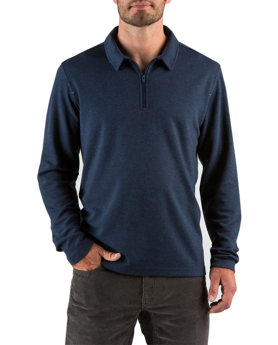 Men's Basis Power Dry® Zip Polo