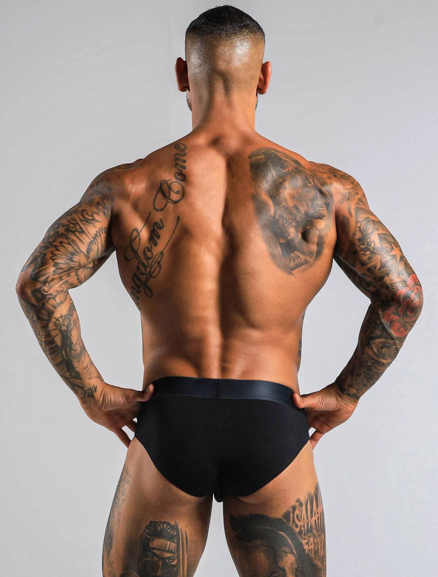 Mens Black Briefs