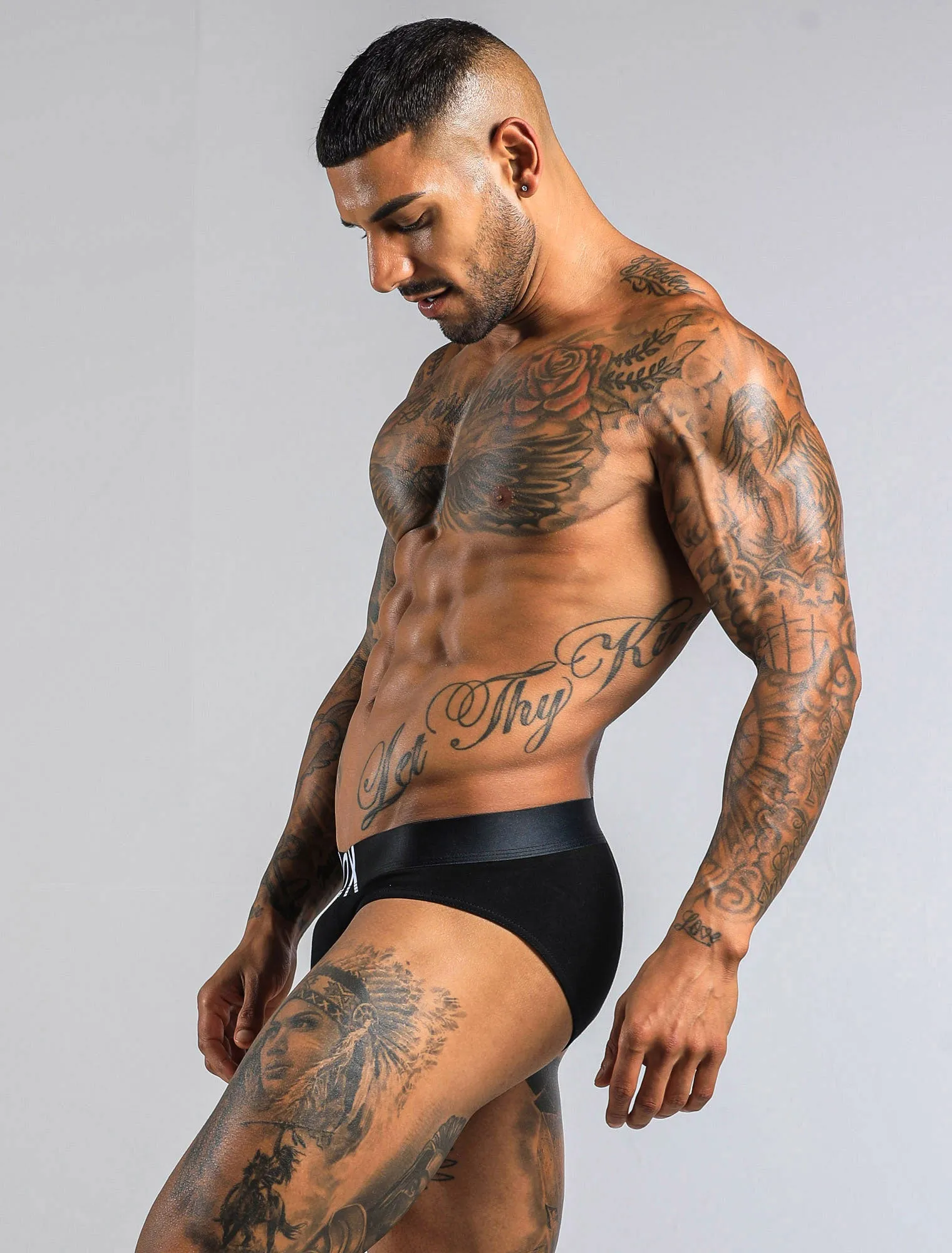 Mens Black Briefs