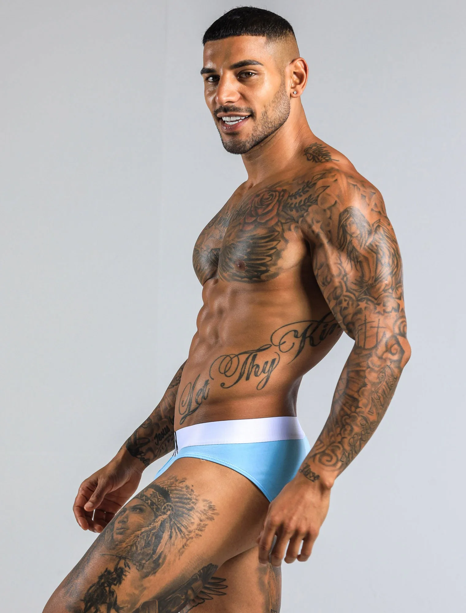 Mens Blue Briefs