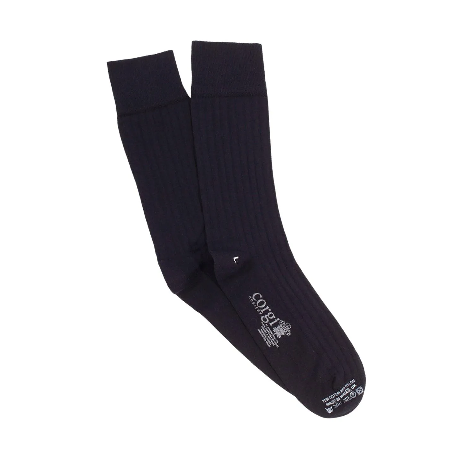 Men's Brecon Ribbed Cotton Socks