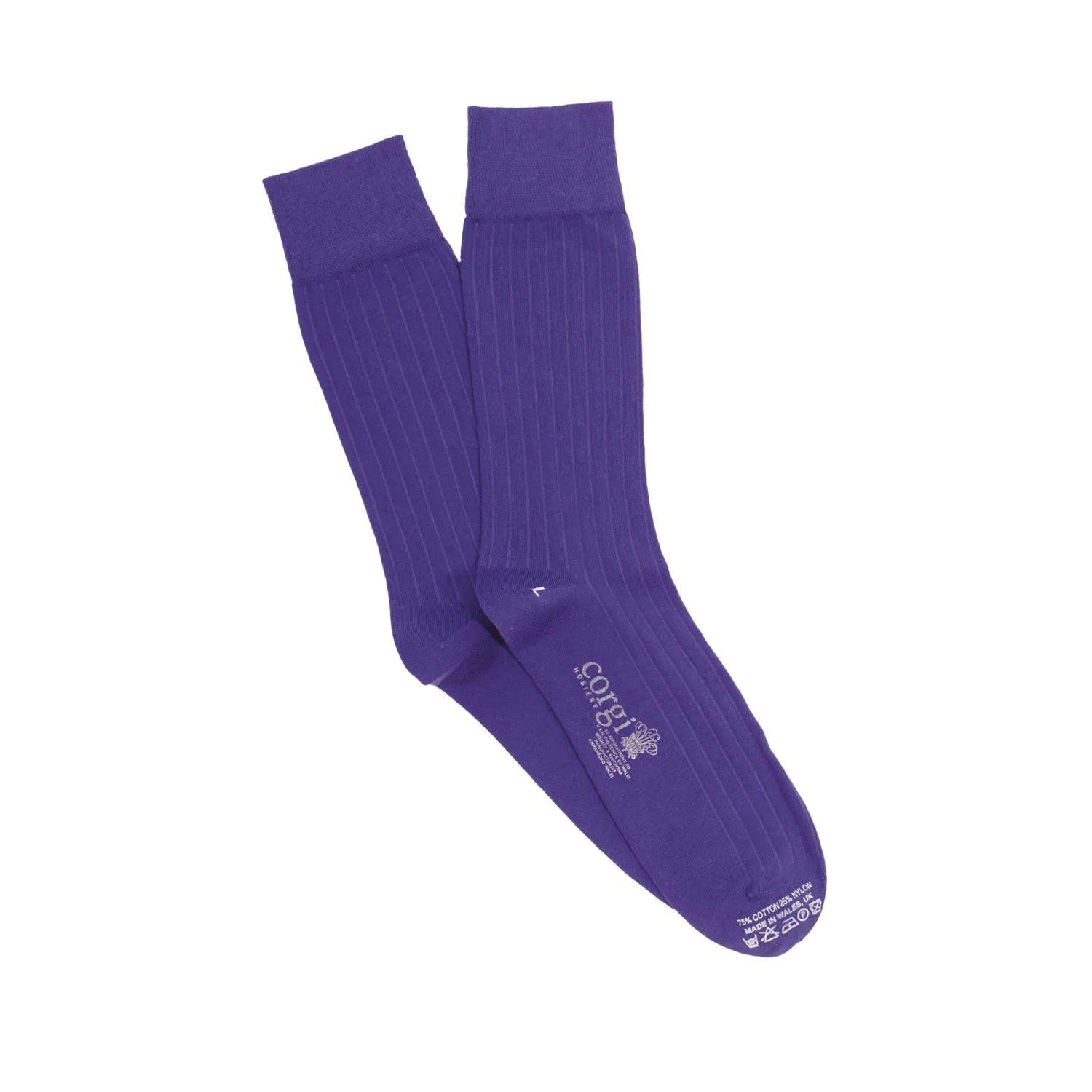 Men's Brecon Ribbed Cotton Socks