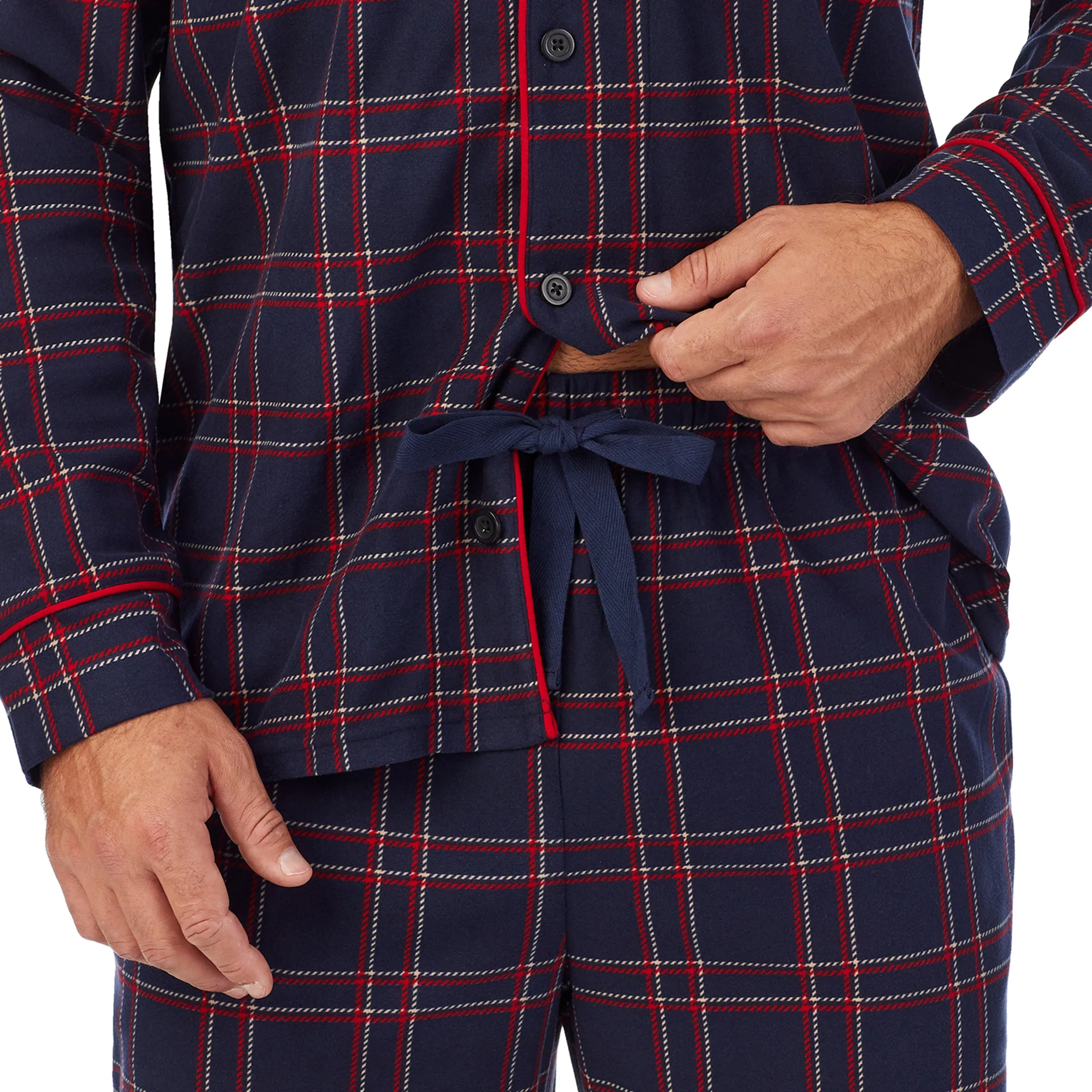 Mens Cozy Lodge Notch Pajama 2-Pc Set