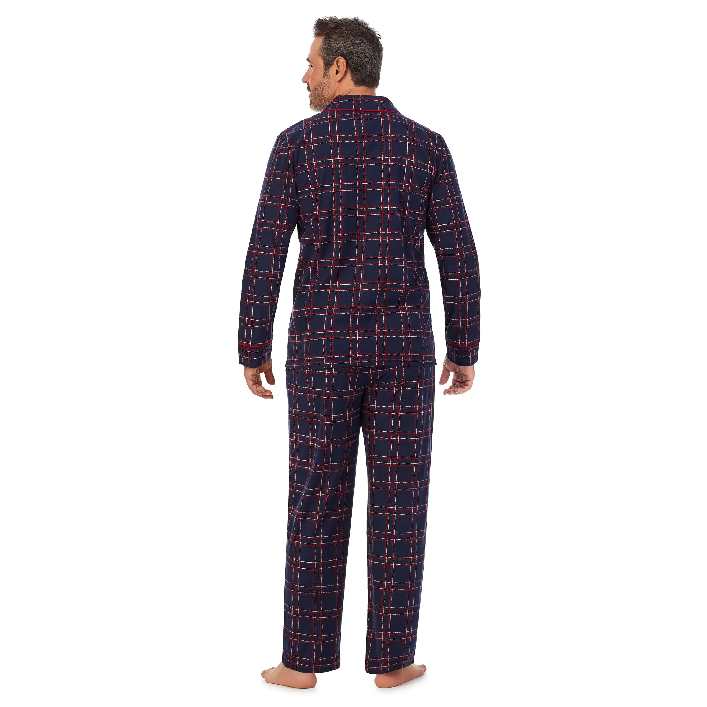 Mens Cozy Lodge Notch Pajama 2-Pc Set