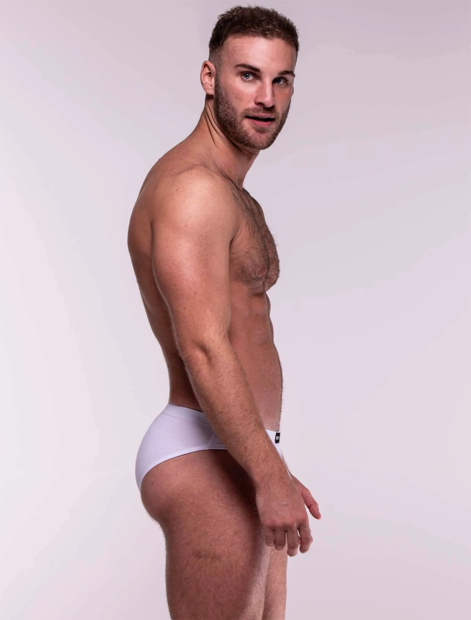 Mens Euro Briefs - Focus White