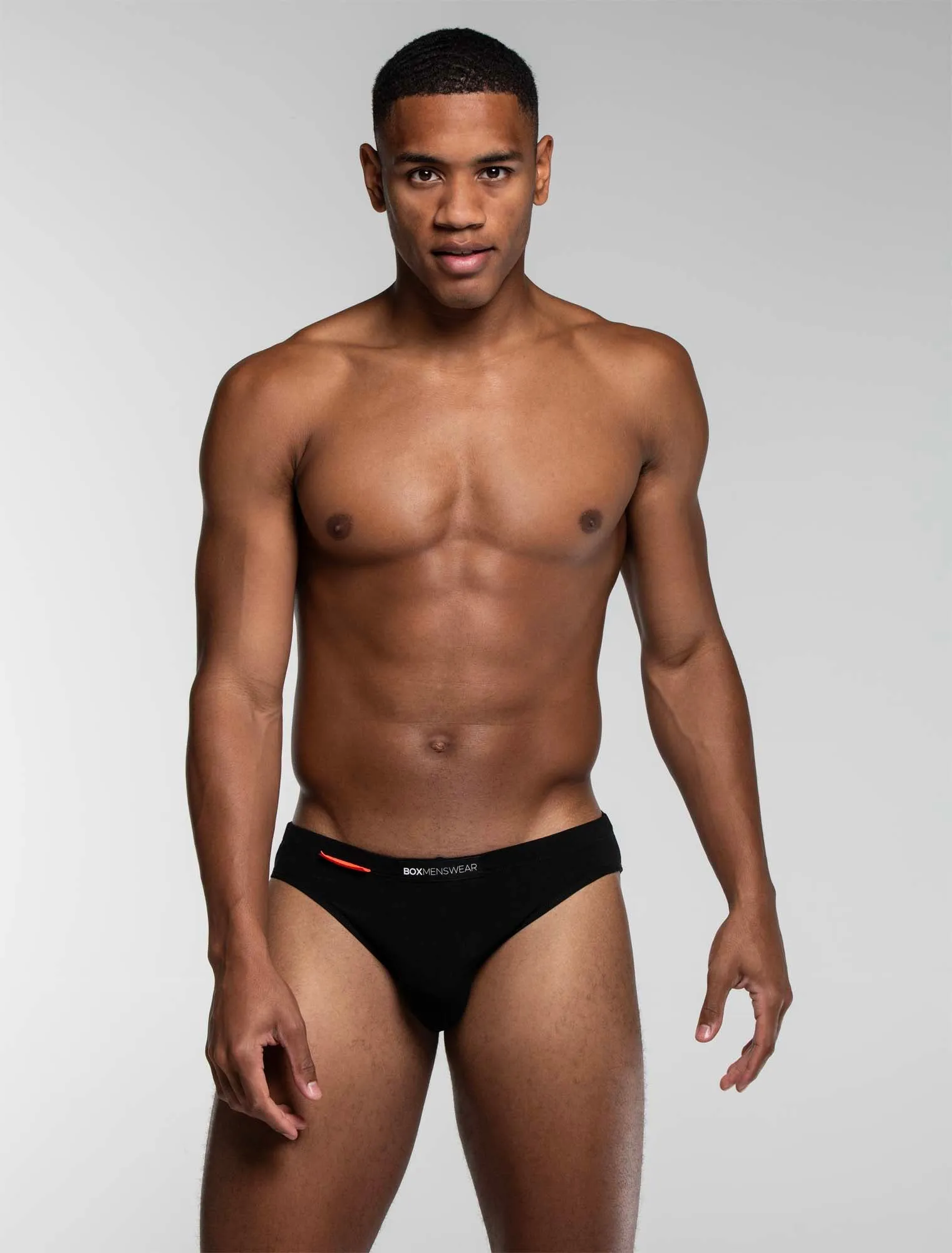 Mens Euro Briefs - Vantablack