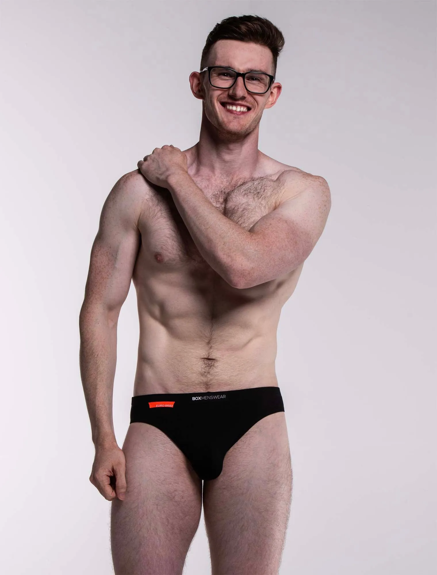 Mens Euro Briefs - Vantablack