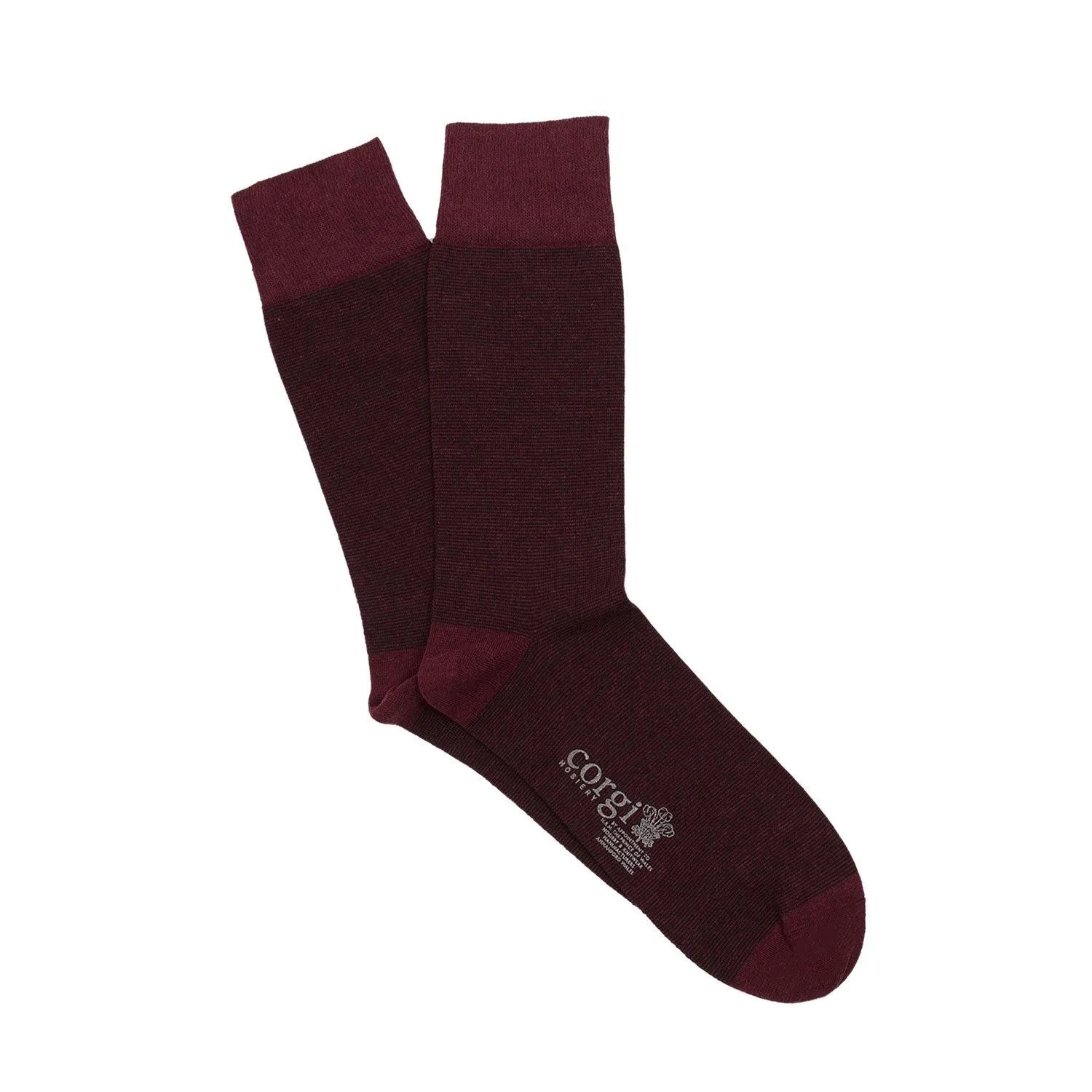 Men's Micro Striped Cashmere Blend Socks