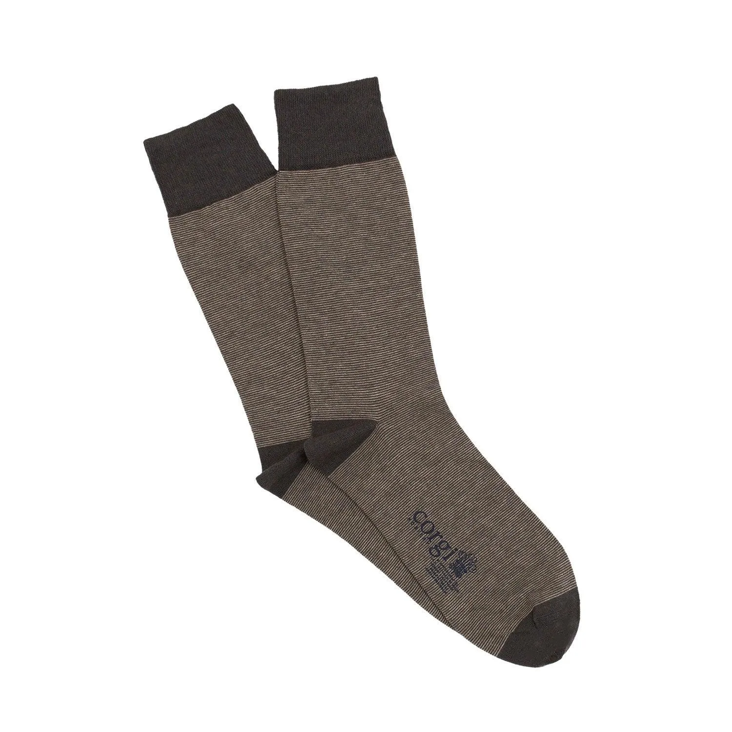 Men's Micro Striped Cashmere Blend Socks